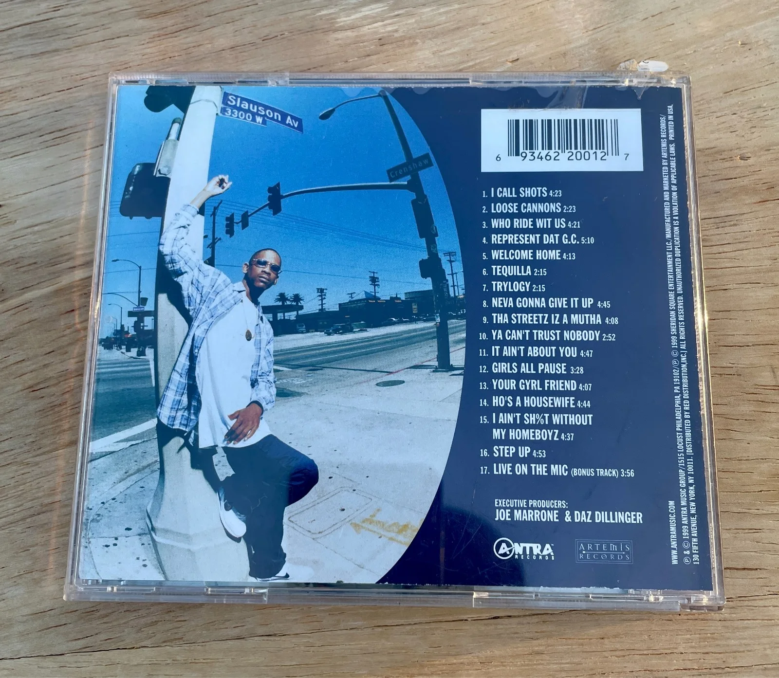 KURUPT Tha Streetz Iz A Mutha Vinyl LP JSA Rap Hip Hop CD, изображение 2