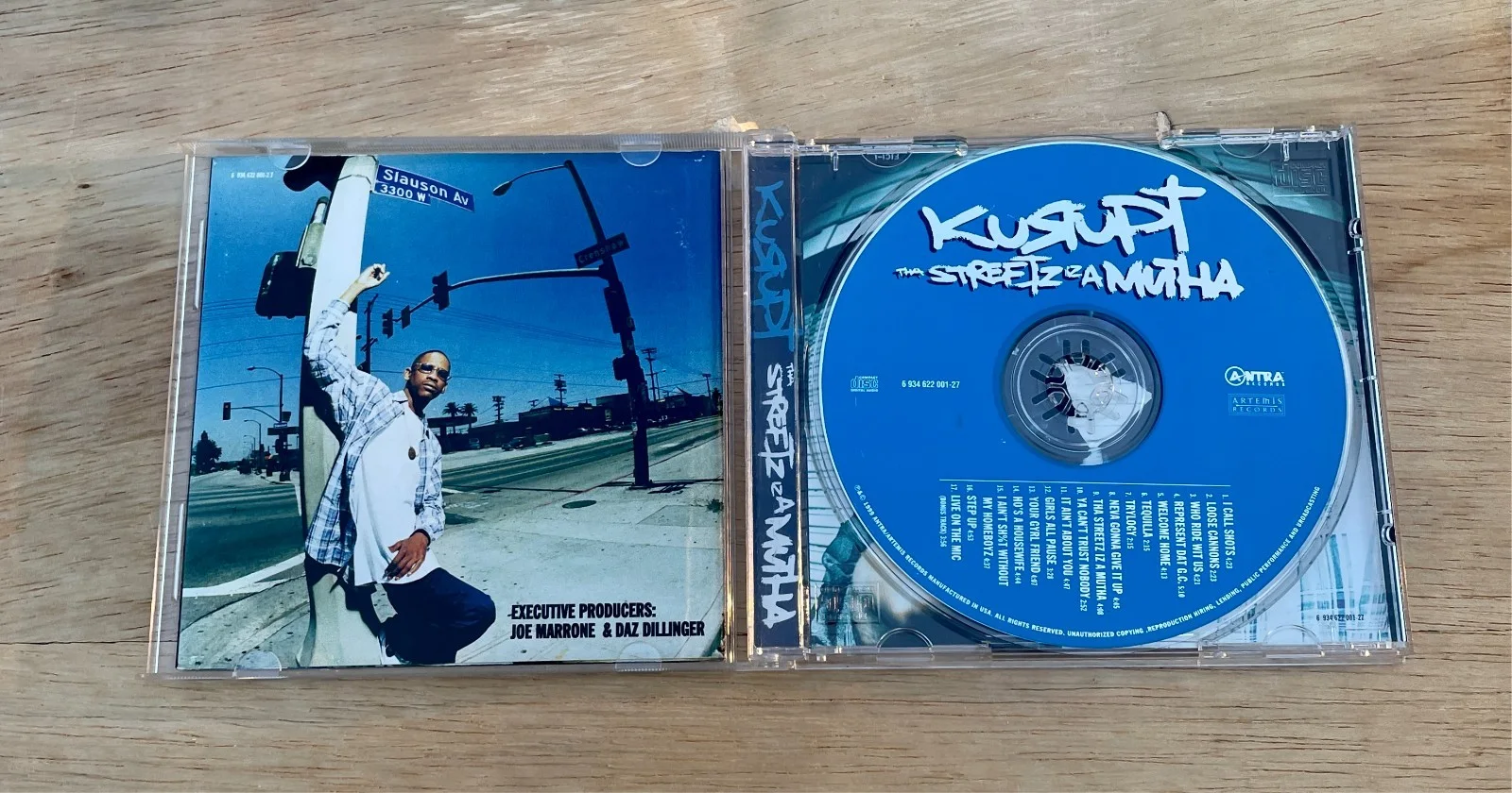 KURUPT Tha Streetz Iz A Mutha Vinyl LP JSA Rap Hip Hop CD, изображение 3