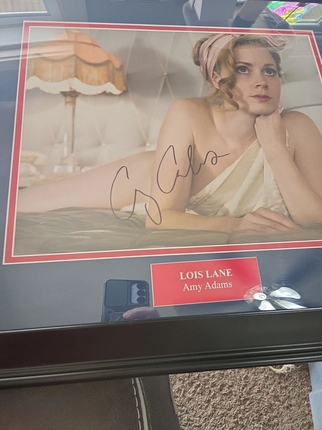 SEXY AMY ADAMS SIGNED 11x14 PHOTO BECKETT BAS COA. Framed And Double Matted, image 4