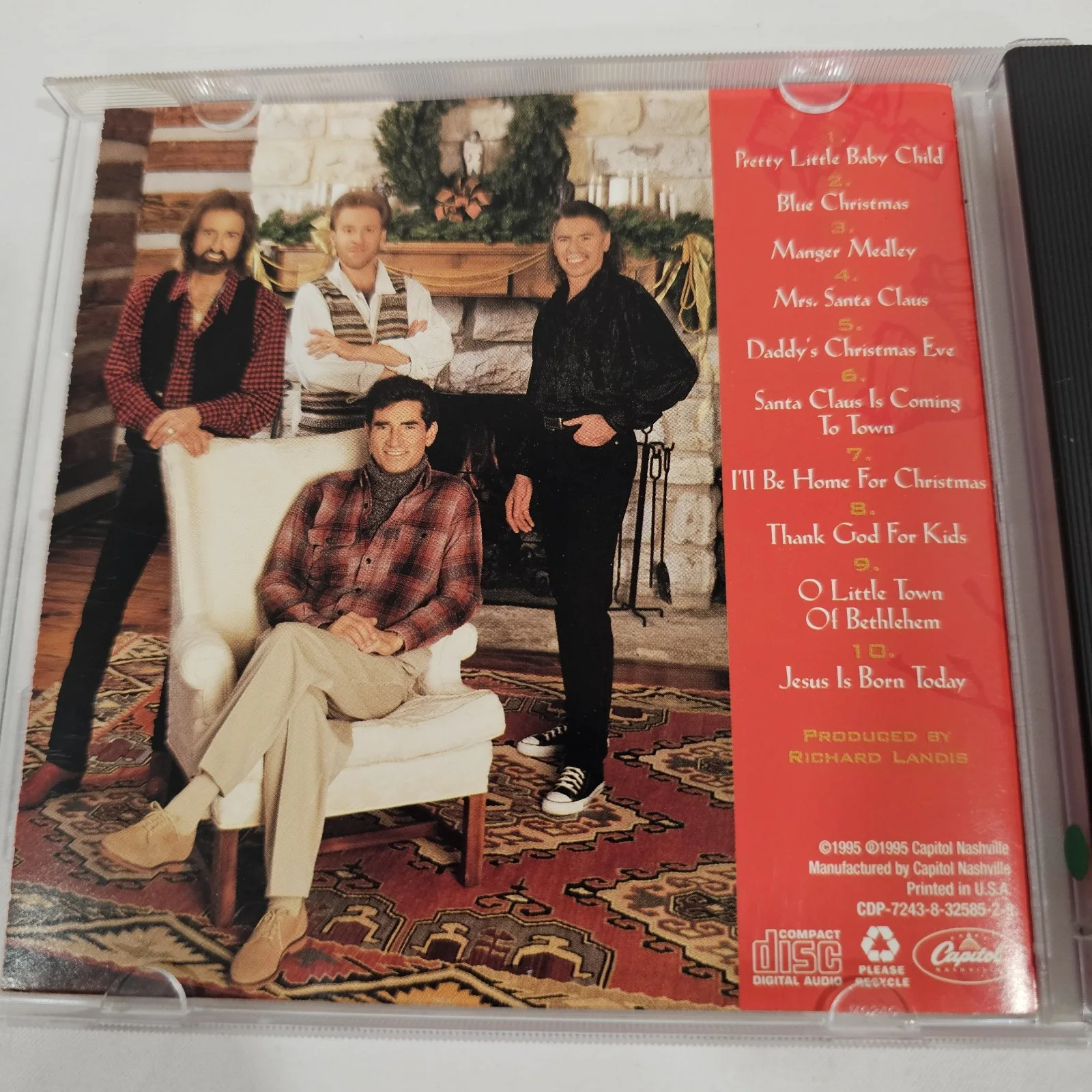 The oak Ridge Boys Signed Cd "Country Christmas Eve", изображение 4