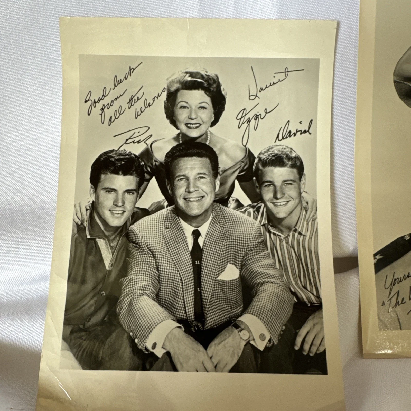 Ricky Nelson Vintage Signed Photos 5x7 Lot of 2 Autographed, image 2