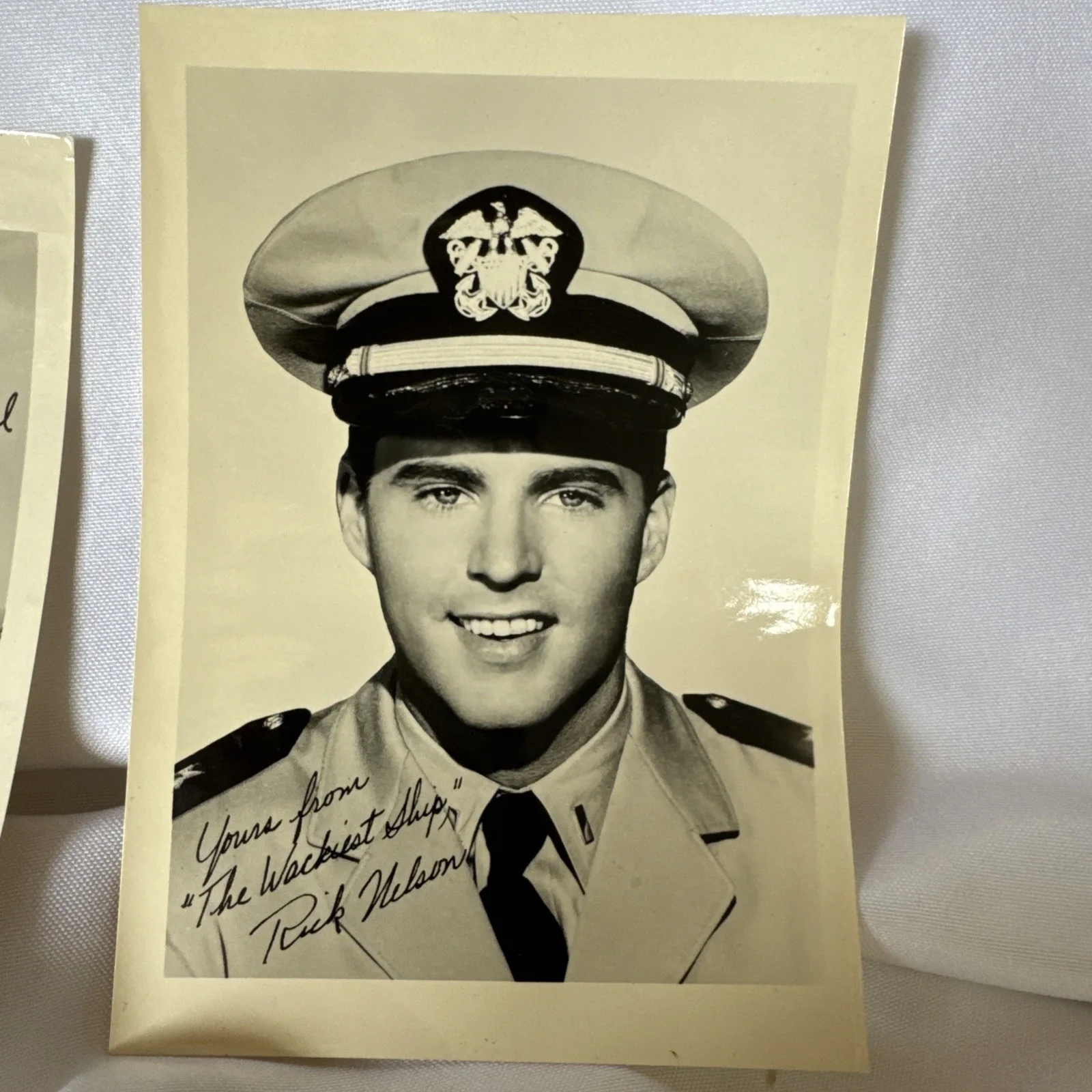 Ricky Nelson Vintage Signed Photos 5x7 Lot of 2 Autographed, image 3