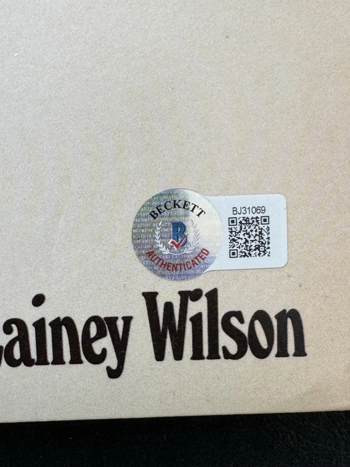 COUNTRY MUSIC STAR LAINEY WILSON SIGNED VINYL BELL BOTTOM COUNTRY BECKETT BAS, изображение 3