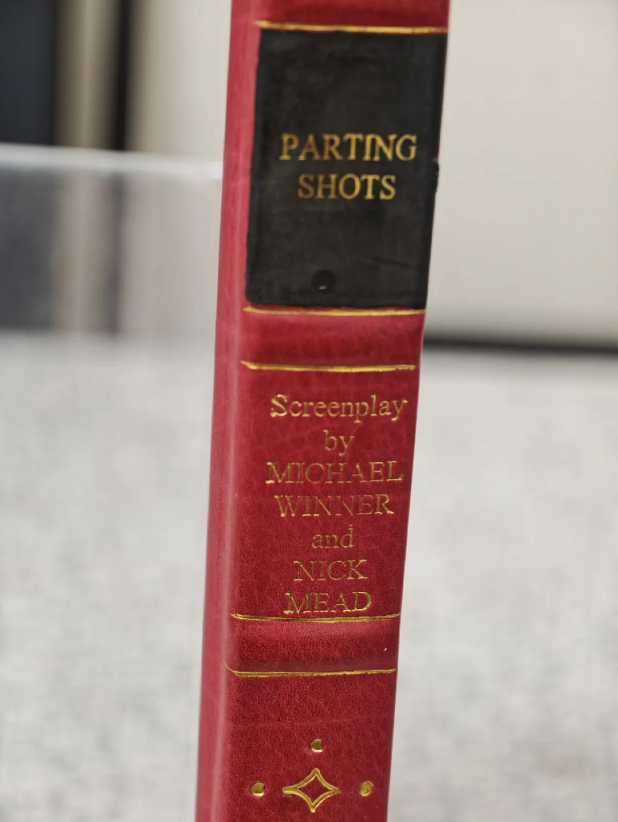 Micheal Winners Original Bound Annotated Script For Parting Shots 1997., image 2