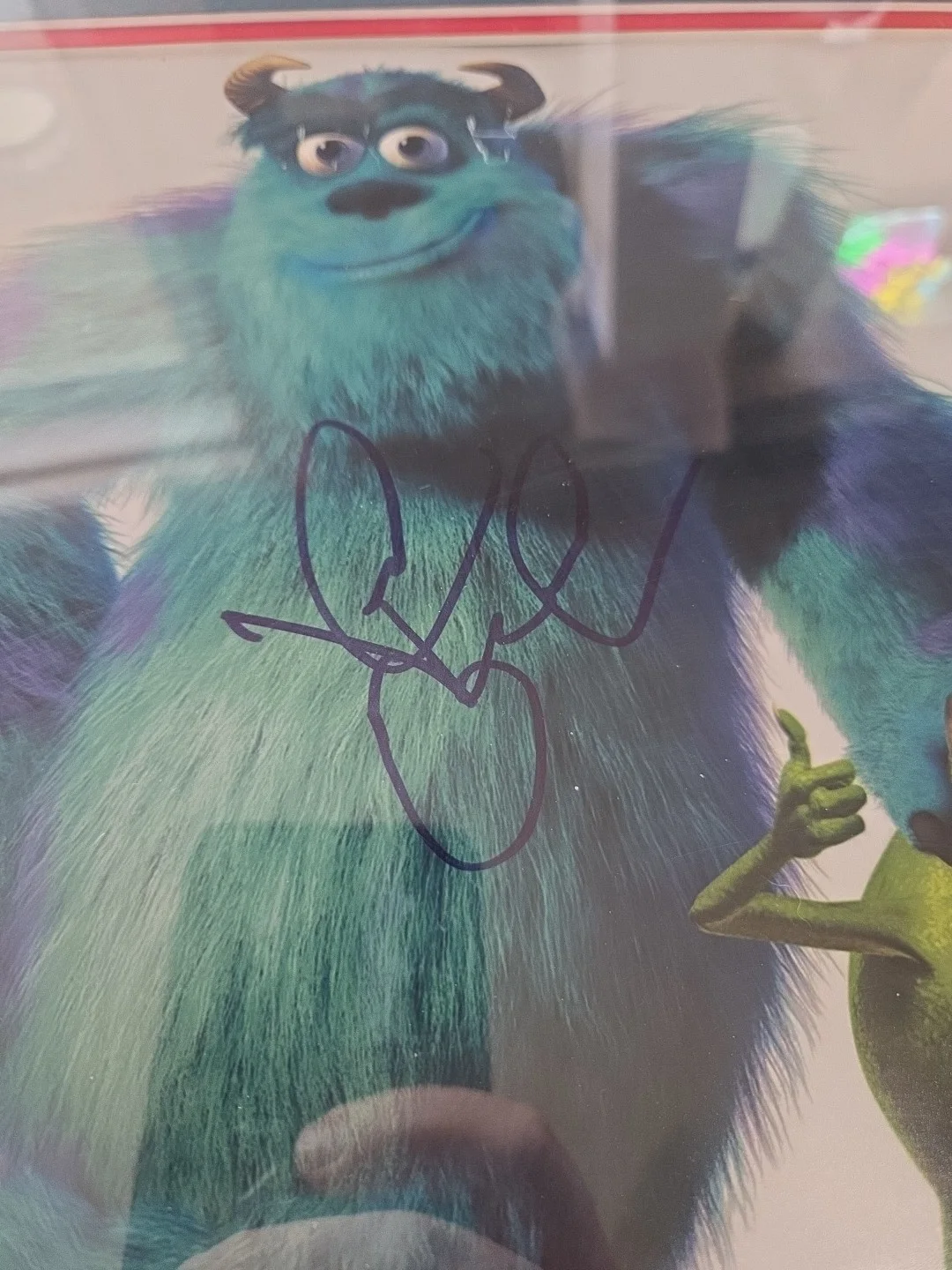 JOHN GOODMAN — JOHN GOODMAN SIGNED MONSTERS INC SULLEY 11x14 PHOTO JSA COA. FRAMED AND MATTED, image 2