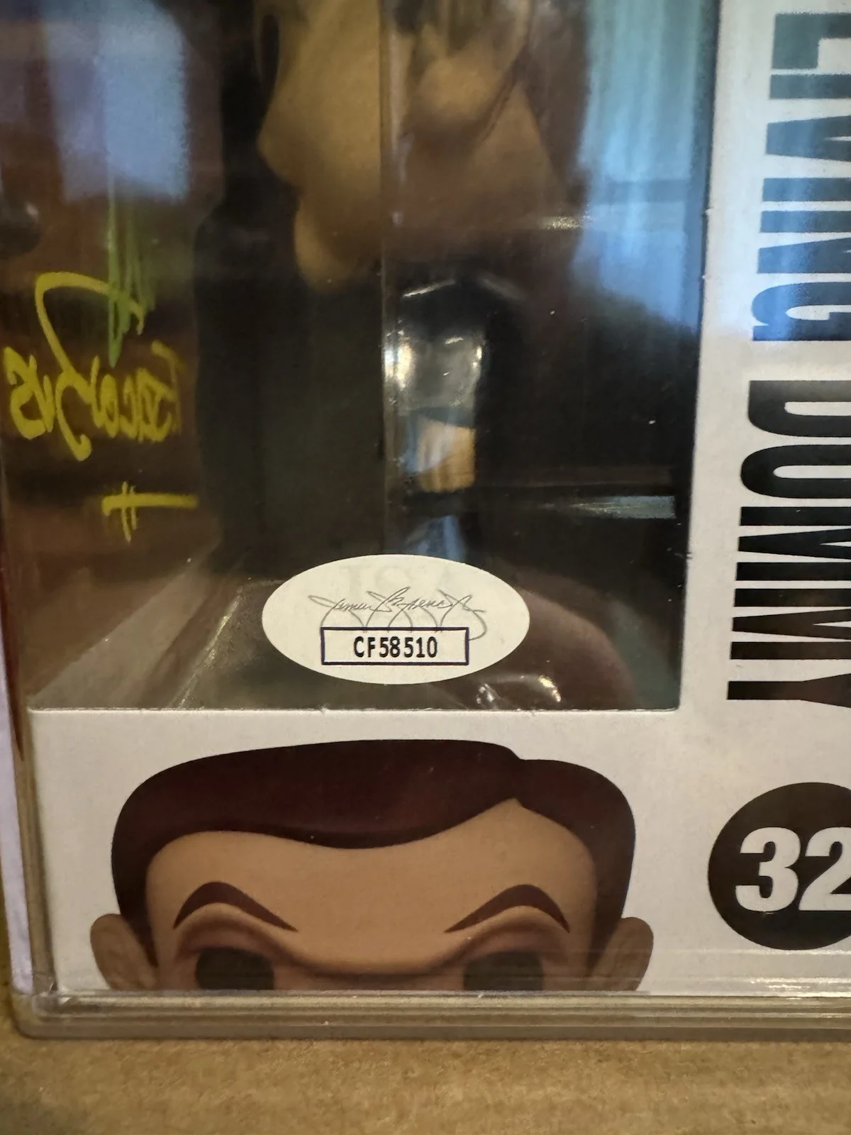 R.L. Stine, Tim Jacobus — Funko Pop Night of The Living Dummy Signed R.L Stine & Tim Jacobus JSA COA, image 3