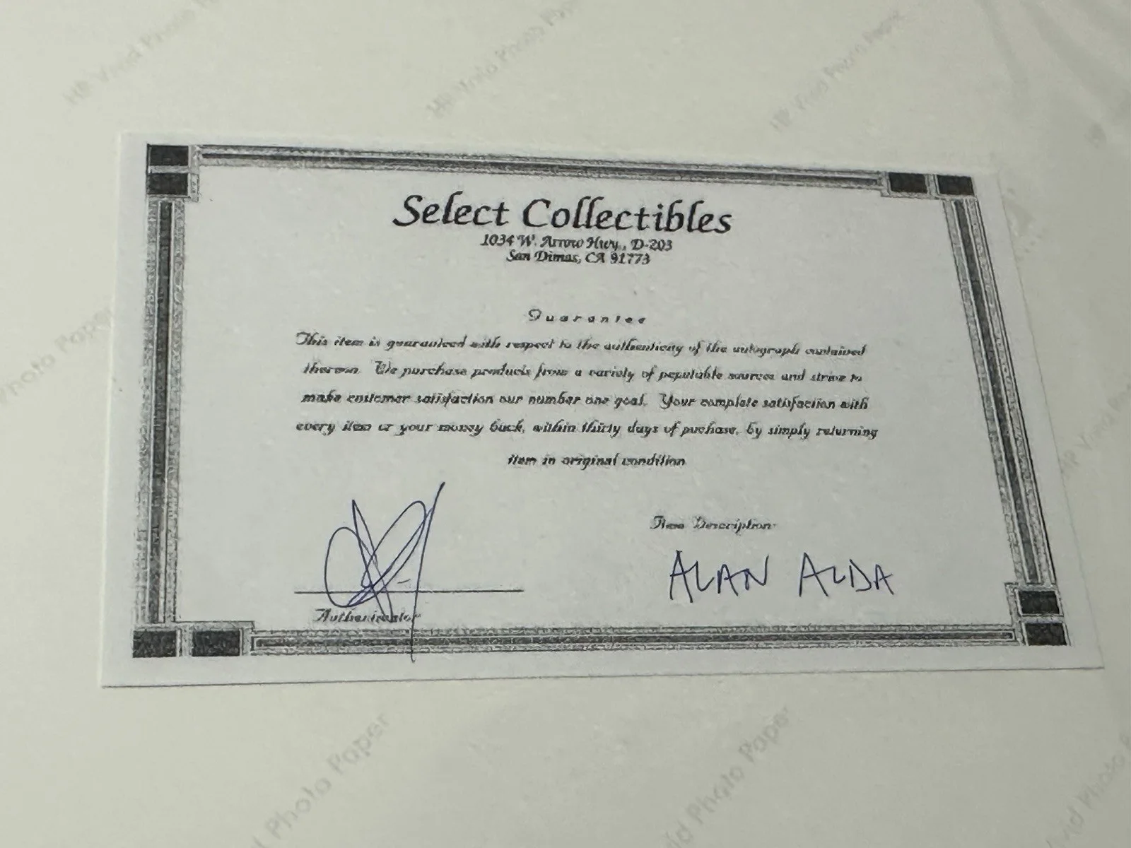 Alan Alda — Alan Alda Signed Autographed 8 X 10 Glossy Photo With COA, изображение 2
