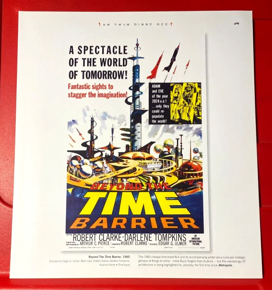 The Time Machine Rod Taylor Movie/Film Poster Art PICTURE / PRINT 9" x 8", изображение 2