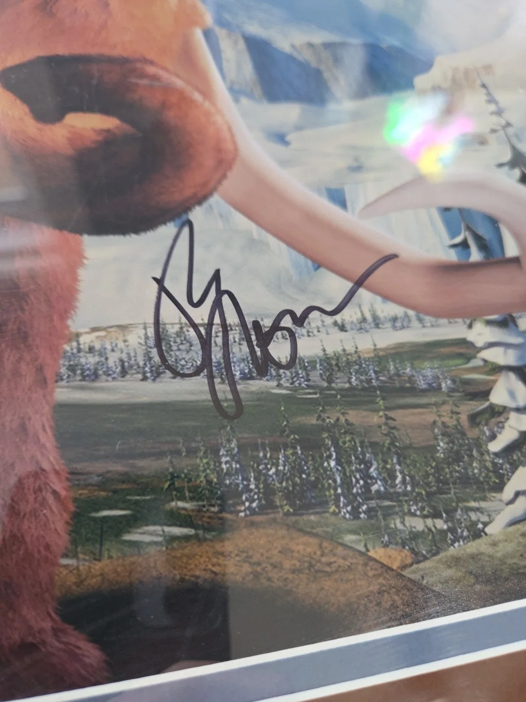 Actor Ray Romano signed Ice Age 11x14 Photo autograph PSA/DNA COA. FRAMED MATTED, image 2