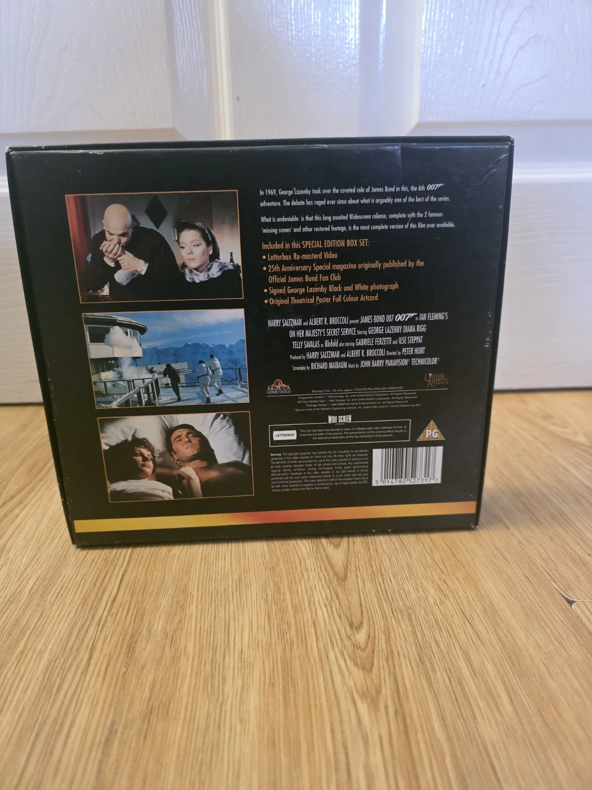 On Her Majesty's Secret Service | James Bond | 1995 VHS Box Set | Widescreen, image 3
