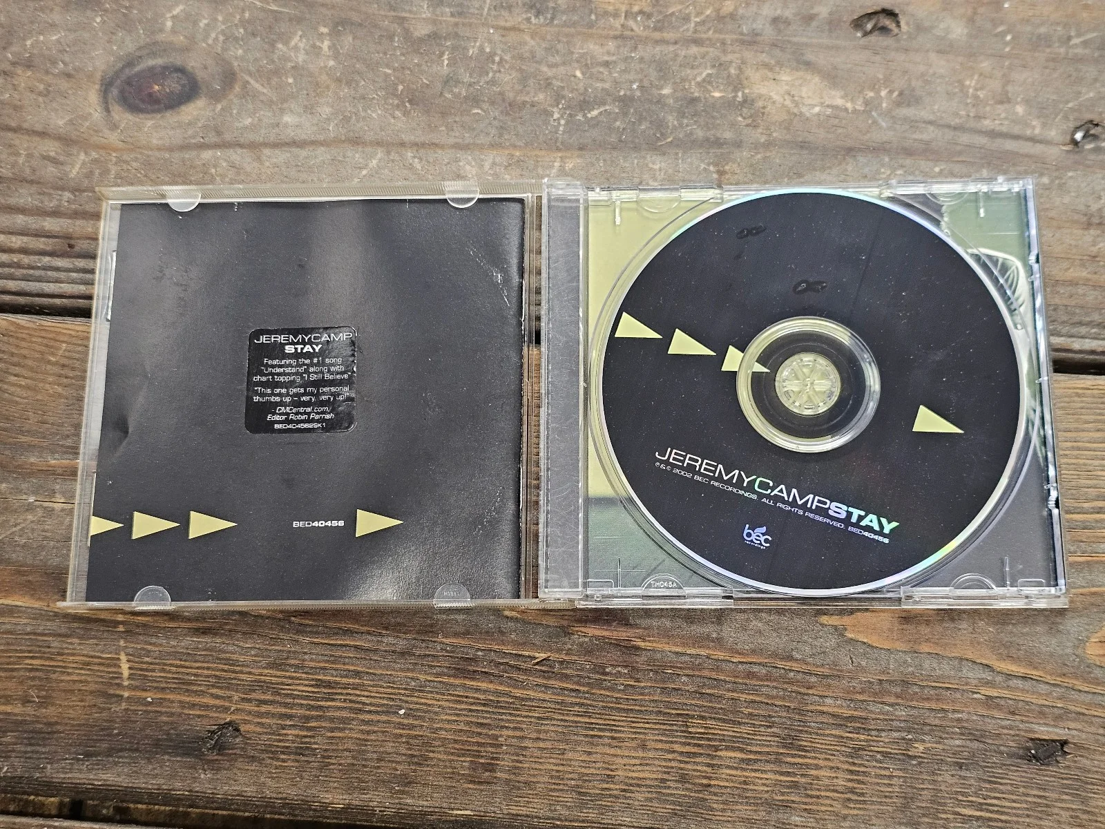 Jeremy Camp - Stay CD Signed Autographed By Band Moisture Damage To Art, изображение 3