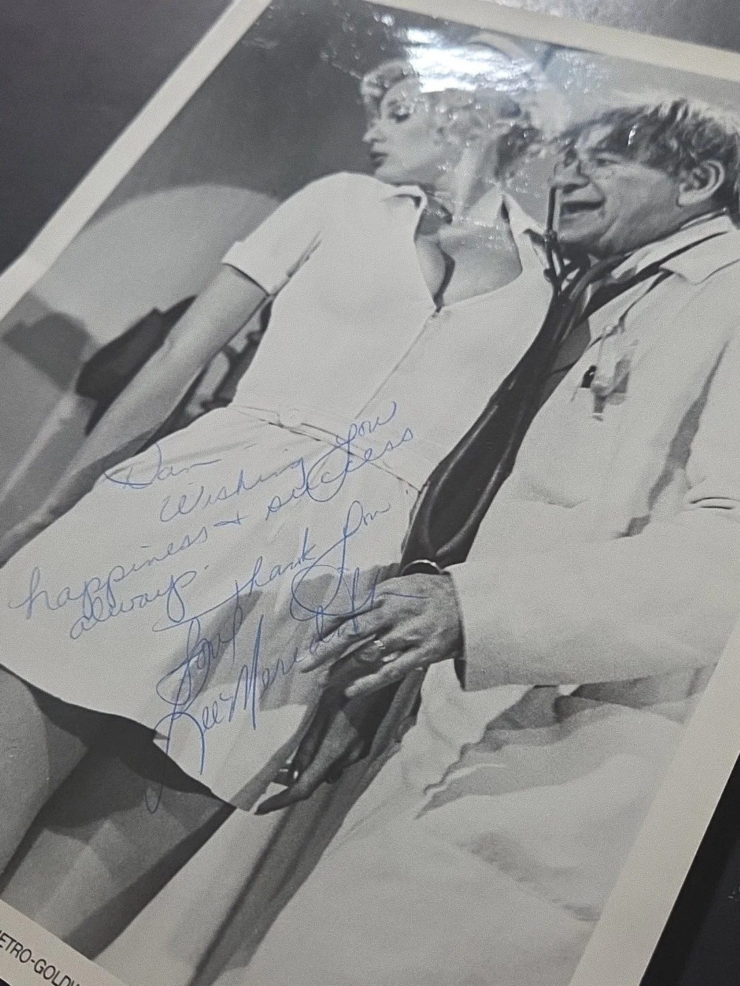 Lee Meredith — 1975 The Sunshine Boys Lee Meredith Autographed 8x10 Black & White MGM Photo, изображение 3