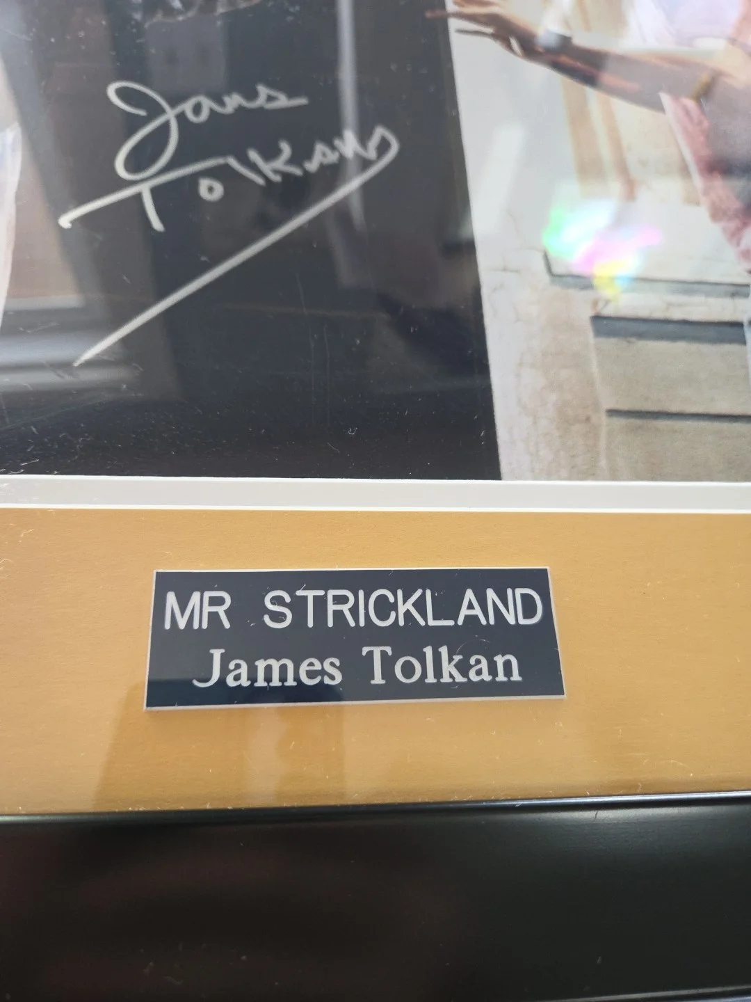 James Tolkan — James Tolkan Signed 11x14 Back To The Future. BAS COA. FRAMED & DOUBLE MATTED, изображение 5