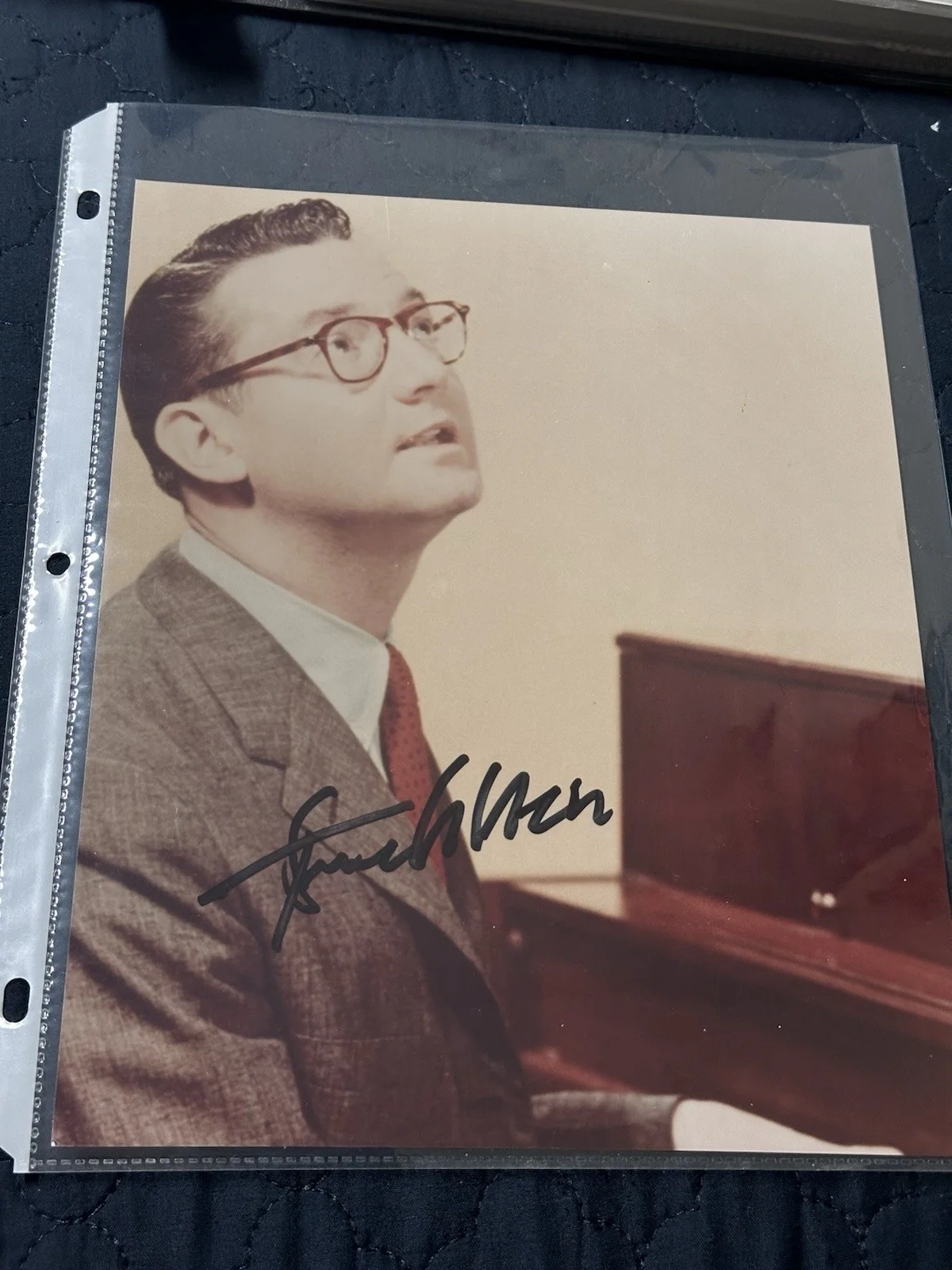 Steve Allen — Steve Allen Signed Autographed Photo With PSA DNA COA The Tonight Show