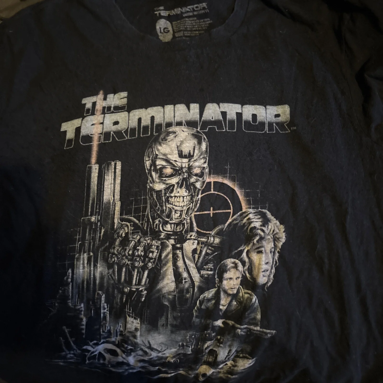 Fright Rags The Terminator Mask And T-Shirt Black limited to 1000 mask lights, изображение 4