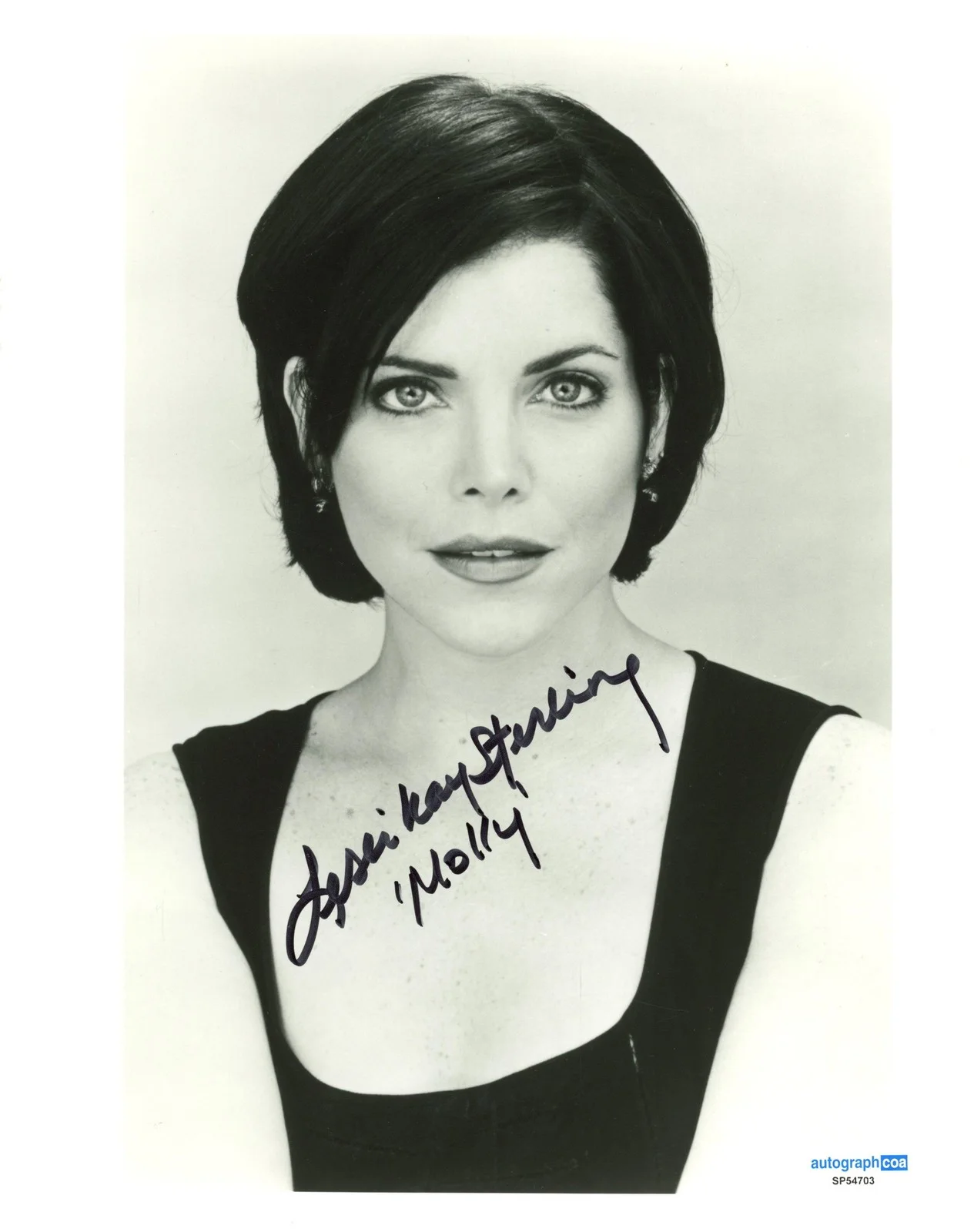 Lesli Kay Sterling — Lesli Kay Sterling "As the World Turns" AUTOGRAPH Signed 'Molly' 8x10 Photo ACOA, image 2