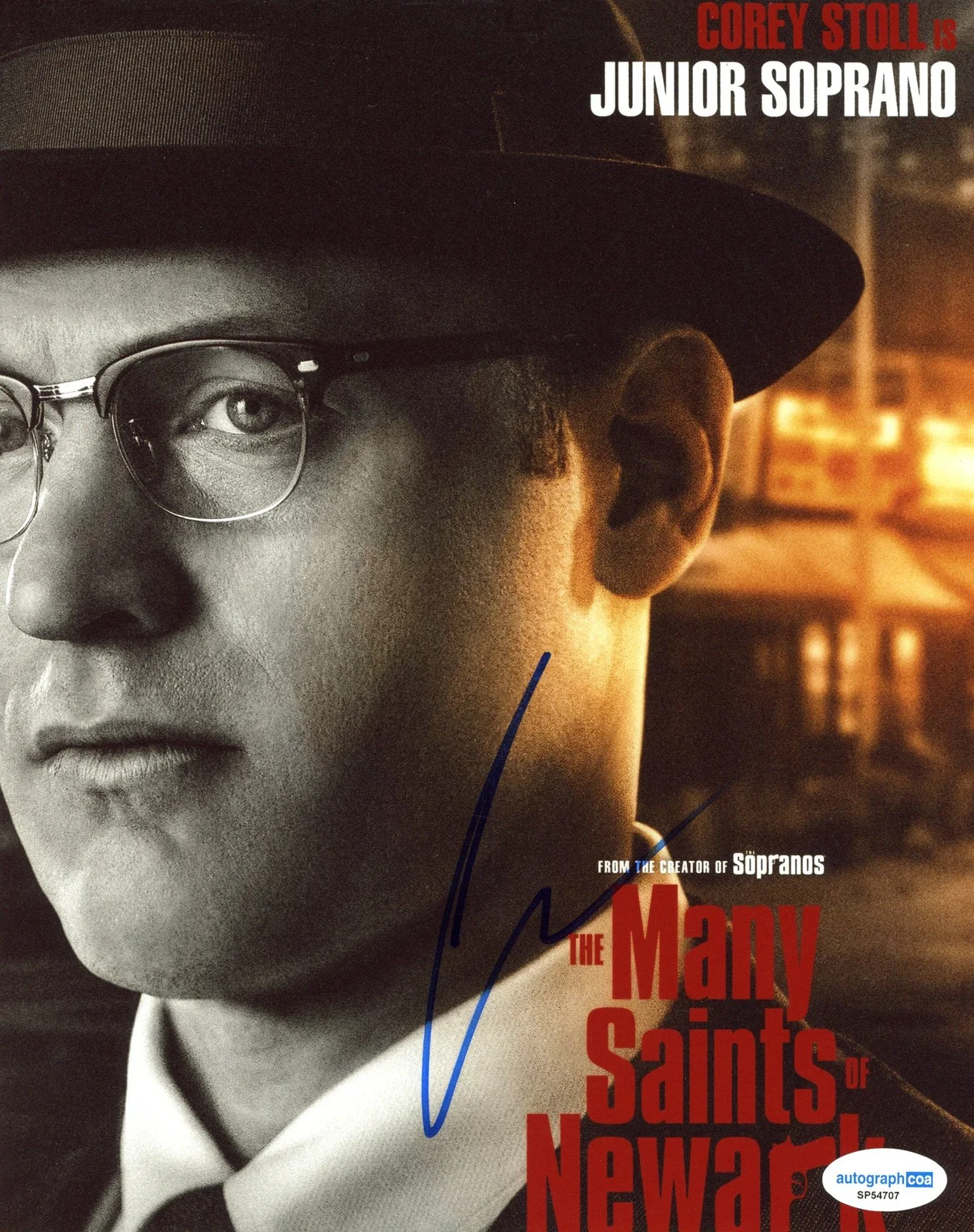 Corey Stoll — Corey Stoll "The Many Saints of Newark" SIGNED 'Junior Soprano' 8x10 Photo ACOA, изображение 2