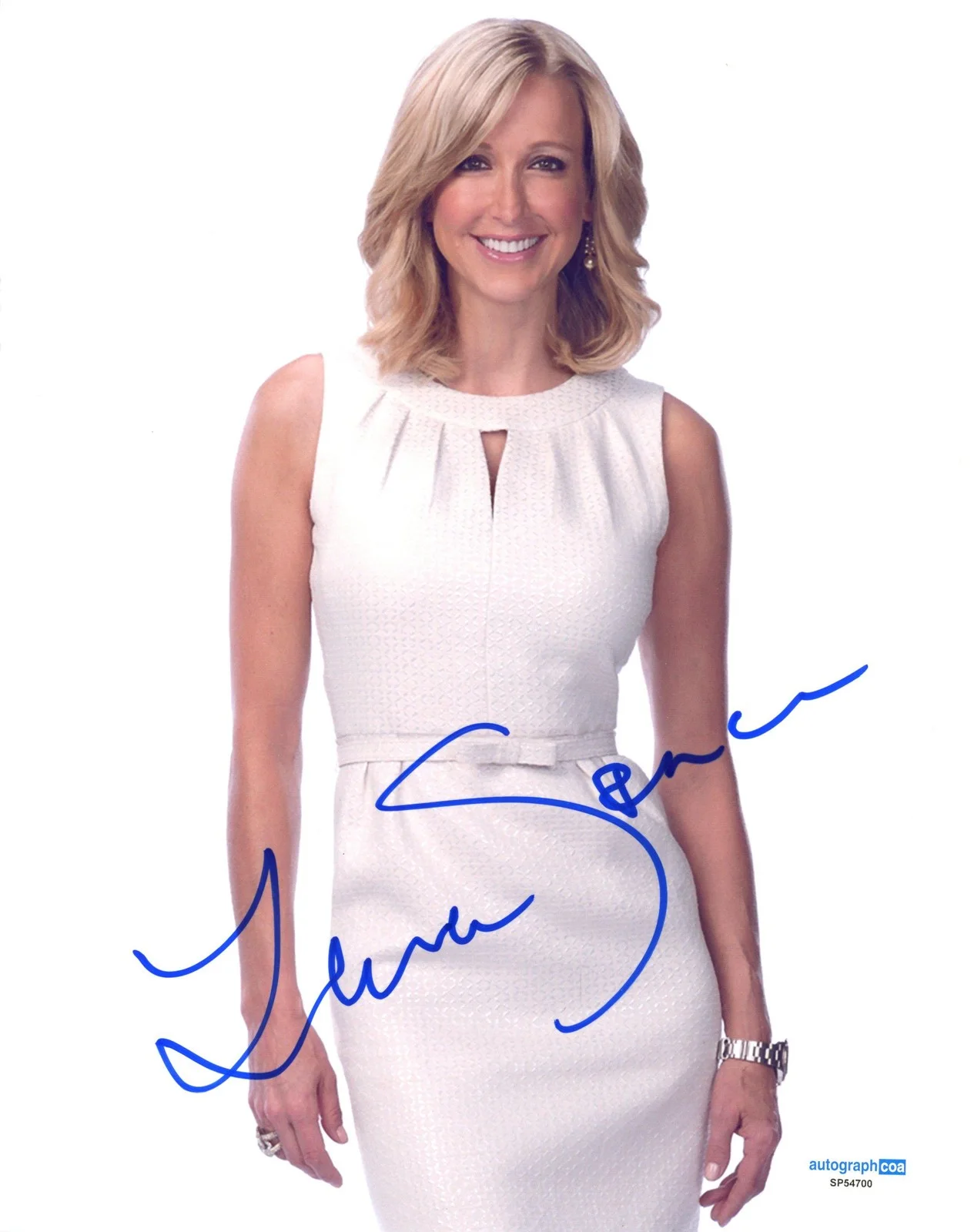 Lara Spencer — Lara Spencer "Good Morning America" Anchor AUTOGRAPH Signed 8x10 Photo ACOA, изображение 2