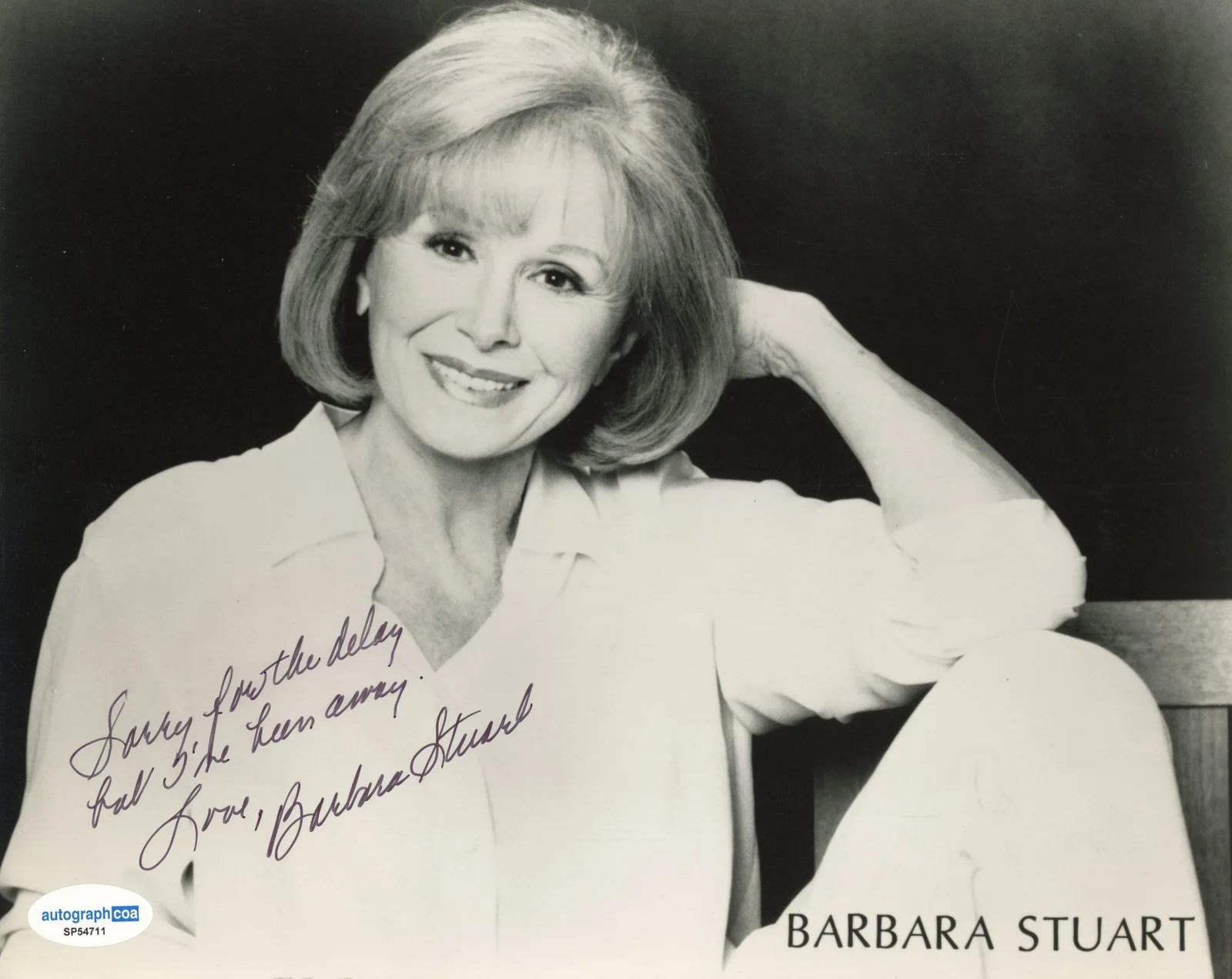 Barbara Stuart — Barbara Stuart "Gomer Pyle, U.S.M.C." AUTOGRAPH Signed 8x10 Photo ACOA, изображение 2