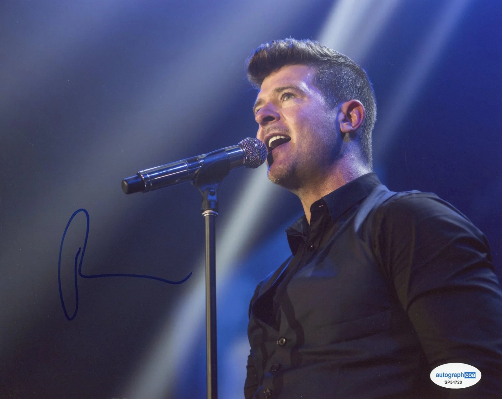 Robin Thicke — Robin Thicke "Blurred Lines" AUTOGRAPH Signed Autographed 8x10 Photo E ACOA, image 2