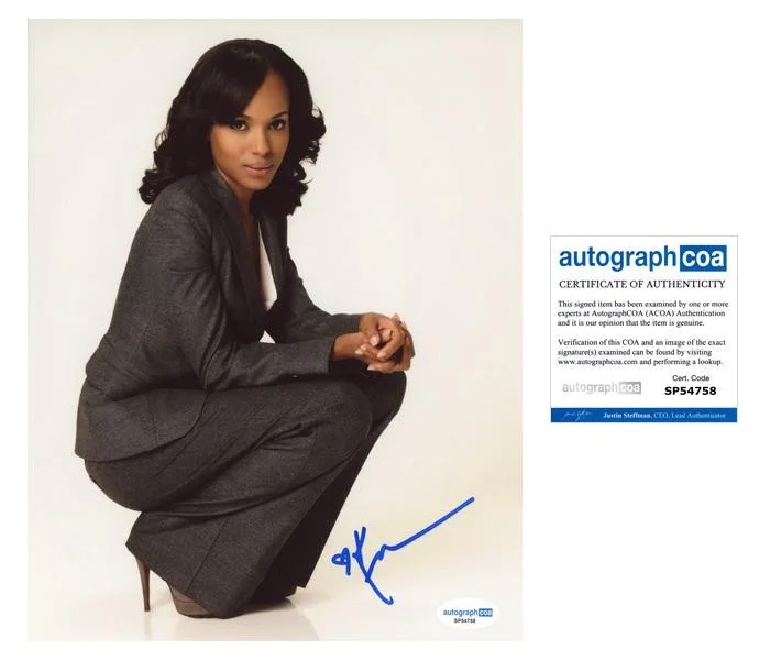 Kerry Washington — Kerry Washington "Scandal" AUTOGRAPH Signed 'Olivia Pope' 8x10 Photo ACOA