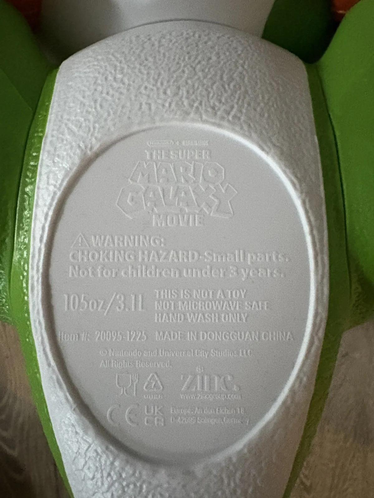 Yoshi Popcorn Bucket - Super Mario Galaxy Movie Cinema Exclusive - Unused, изображение 4