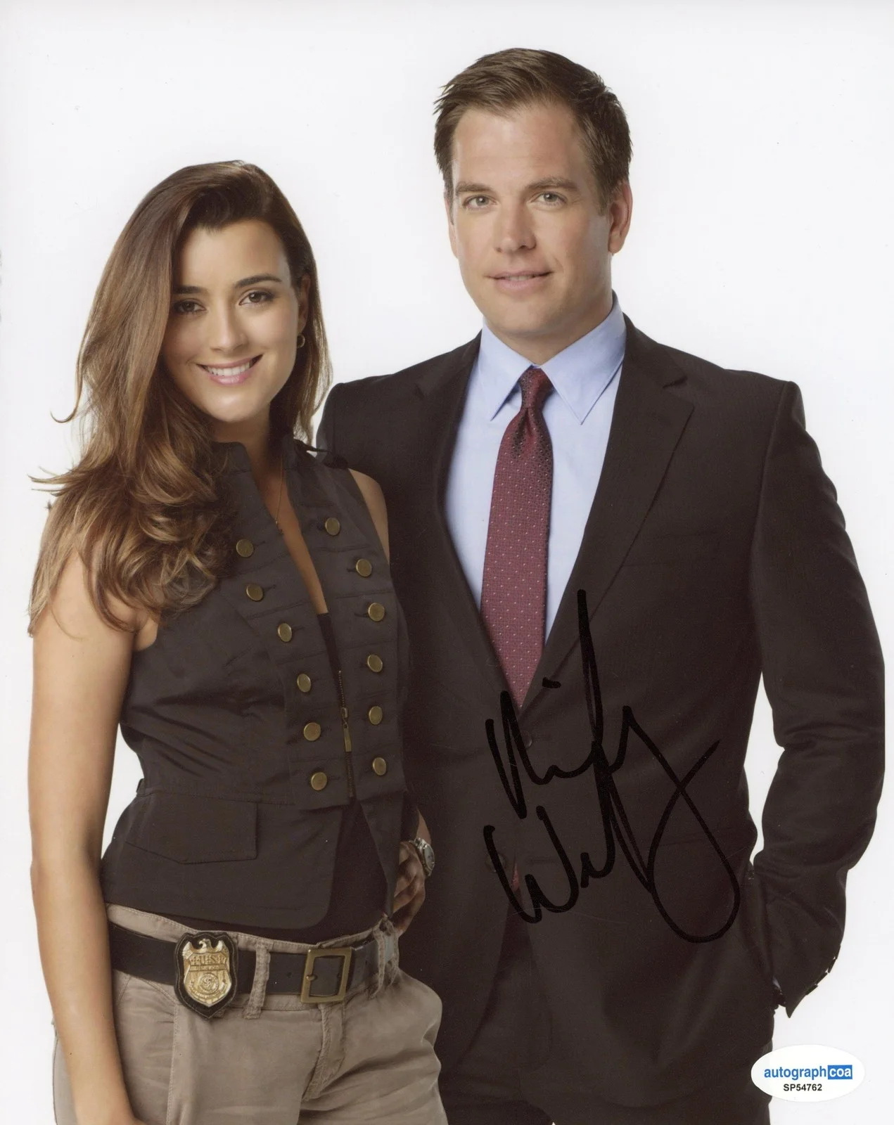 Michael Weatherly — Michael Weatherly "NCIS" Autograph SIGNED 'Anthony DiNozzo' 8x10 Photo ACOA, изображение 2