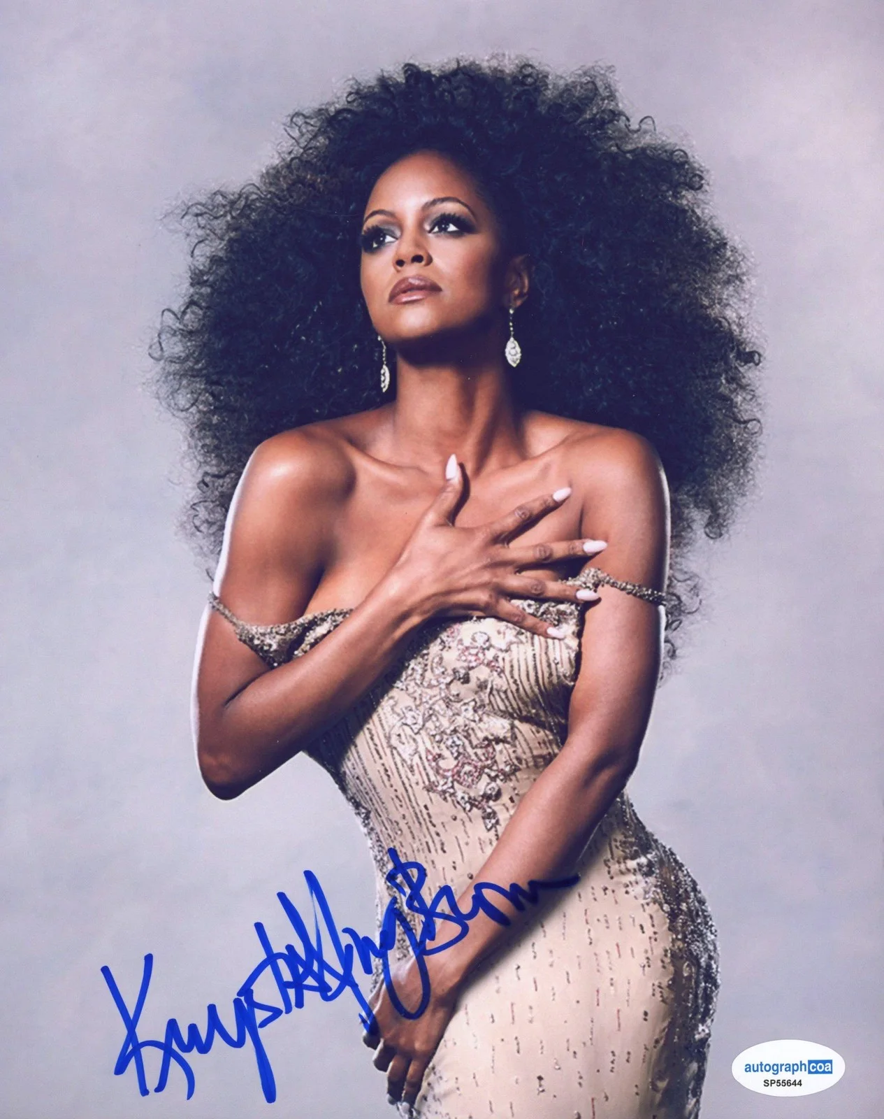 Krystal Joy Brown — Krystal Joy Brown "Merrily We Roll Along" AUTOGRAPH Signed 8x10 Photo ACOA, изображение 2
