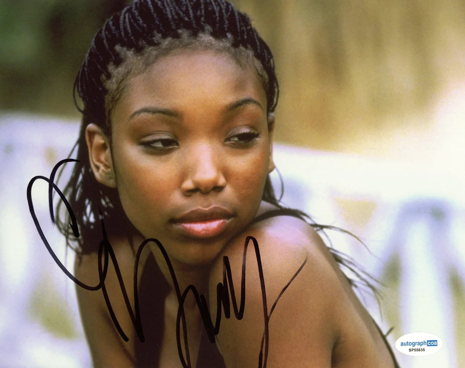 Brandy Norwood — Brandy "I Still Know What You Did Last Summer" SIGNED 'Karla' 8x10 Photo D ACOA, изображение 2