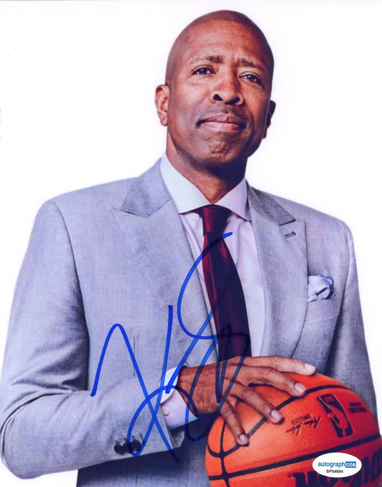 Kenny Smith — Kenny Smith "The NBA on TNT" Autograph SIGNED 'The Jet' 8x10 Photo ACOA, image 2