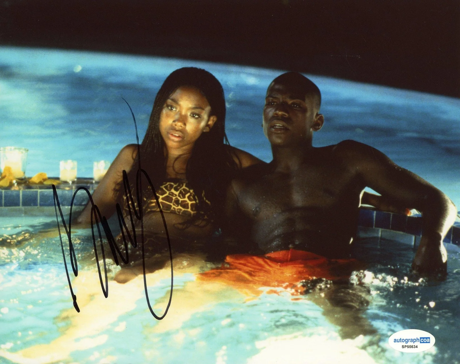 Brandy Norwood — Brandy "I Still Know What You Did Last Summer" SIGNED 'Karla' 8x10 Photo B ACOA, изображение 2