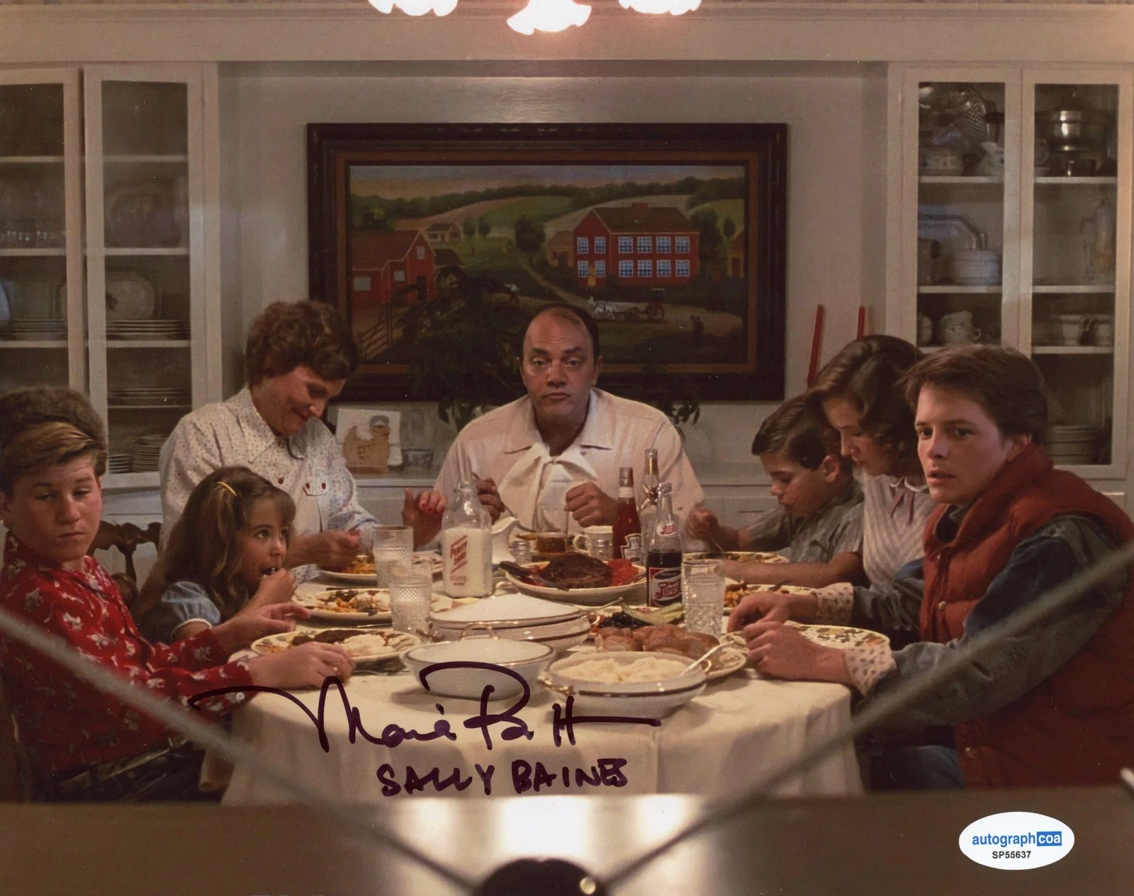 Maia Brewton — Maia Brewton "Back to the Future" AUTOGRAPH Signed Aunt Sally 8x10 Photo D ACOA, image 2