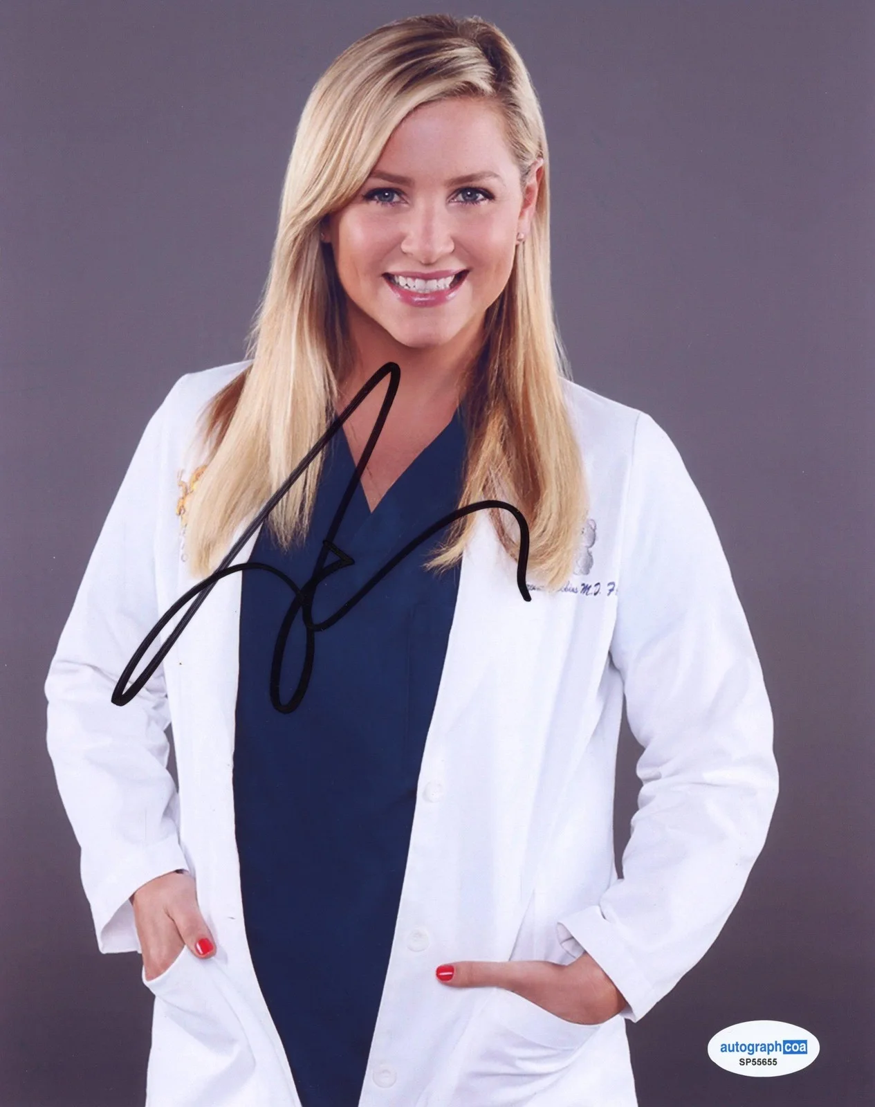 Jessica Capshaw — Jessica Capshaw "Grey's Anatomy" AUTOGRAPH Signed 'Arizona' 8x10 Photo B ACOA, изображение 2