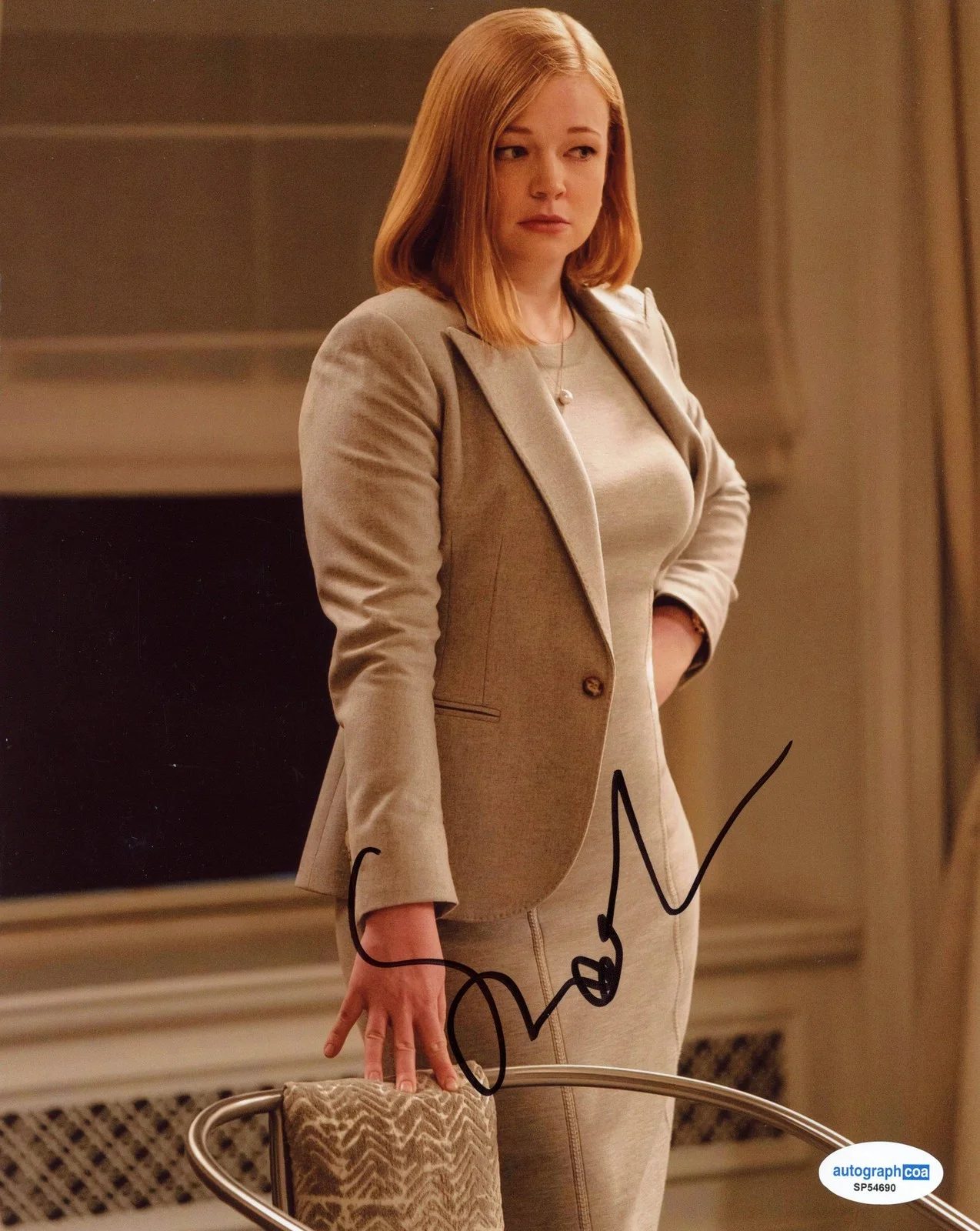 Sarah Snook — Sarah Snook "Succession" AUTOGRAPH Signed 'Shiv Roy' 8x10 Photo ACOA, image 2