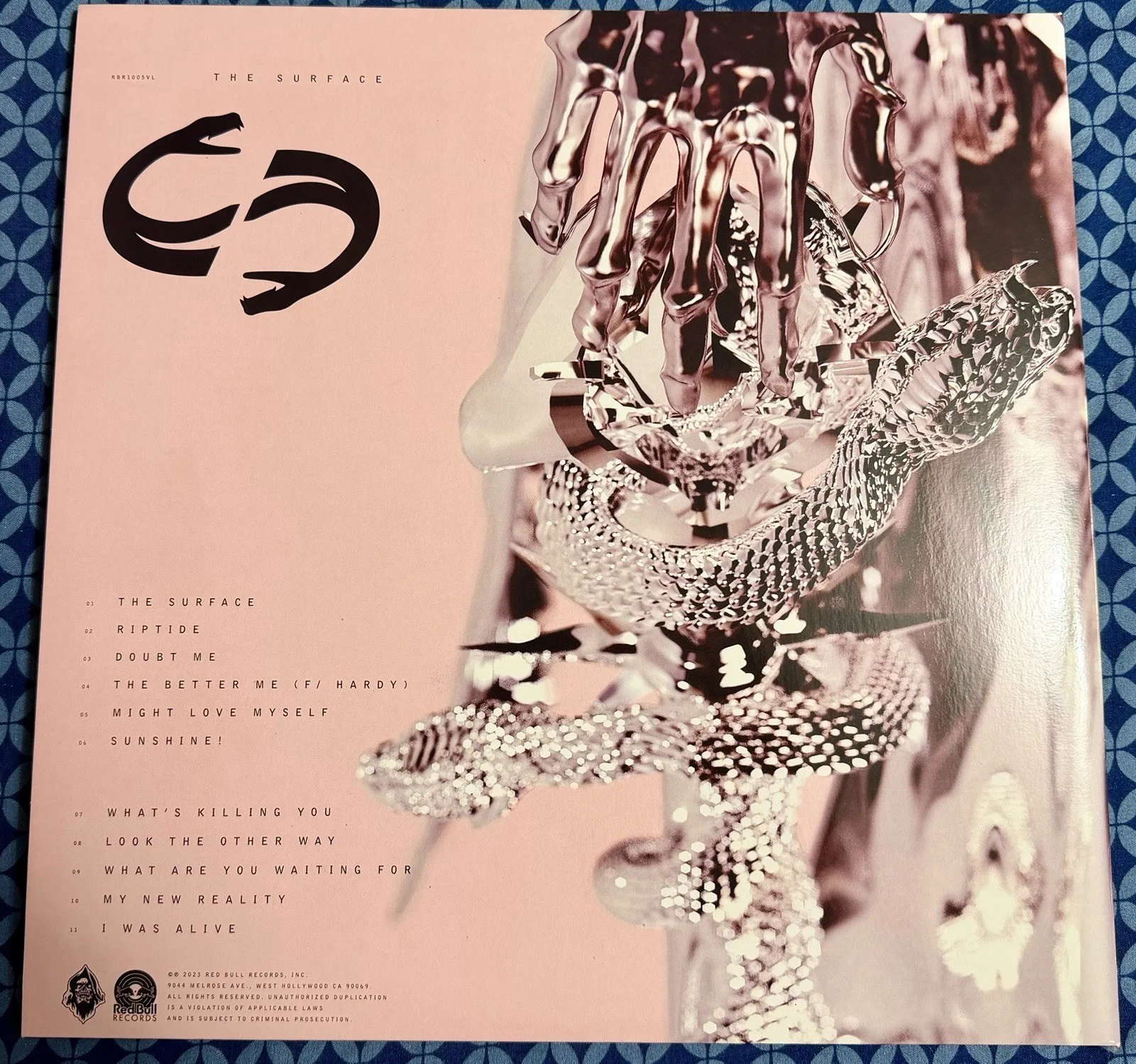 Beartooth : The Surface Signed Vinyl Neon Green with Pink And Yellow Splatter, image 4