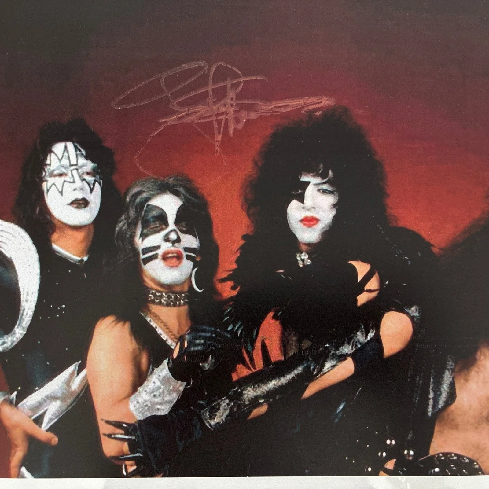 Gene Simmons KISS Group Original Autograph Signed Photo COA, изображение 2