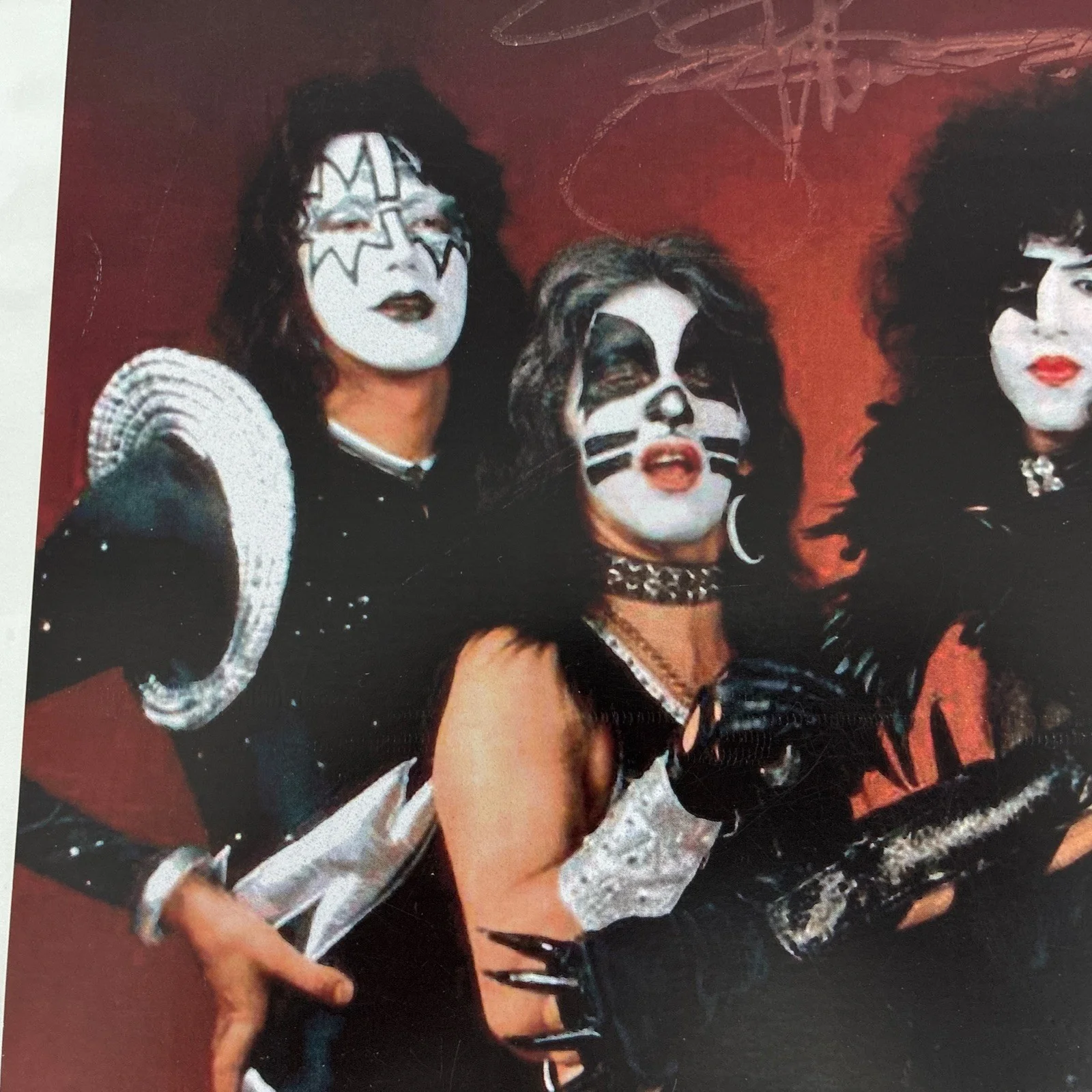 Gene Simmons KISS Group Original Autograph Signed Photo COA, изображение 5