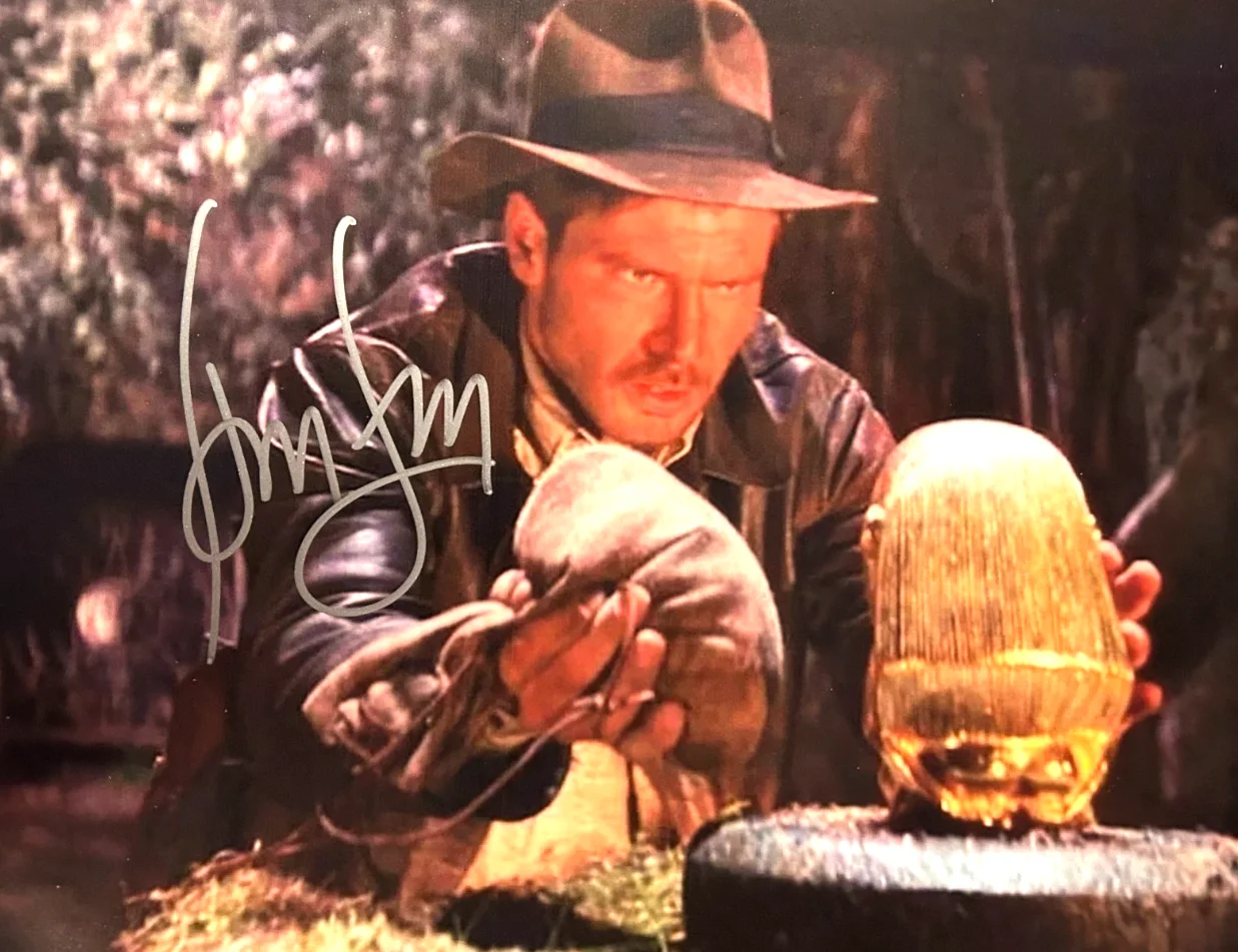 Harrison Ford — HARRISON FORD Signed 8x10" Indiana Jones Original Authentic Autograph w/COA