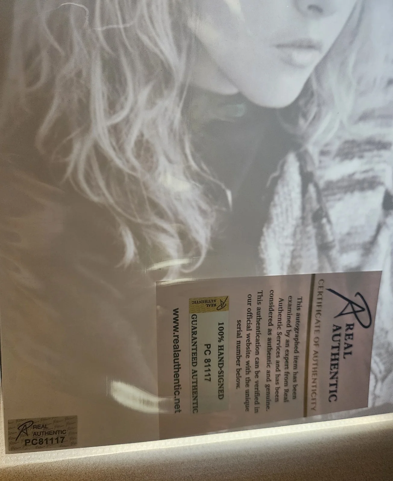 WITH COA ☑️ ORIGINAL STEVIE NICKS HAND-SIGNED AND INSCRIBED 8X12" PHOTO 🎼🕊, изображение 2