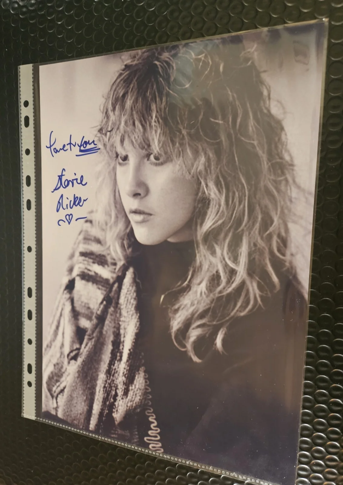 WITH COA ☑️ ORIGINAL STEVIE NICKS HAND-SIGNED AND INSCRIBED 8X12" PHOTO 🎼🕊, изображение 4