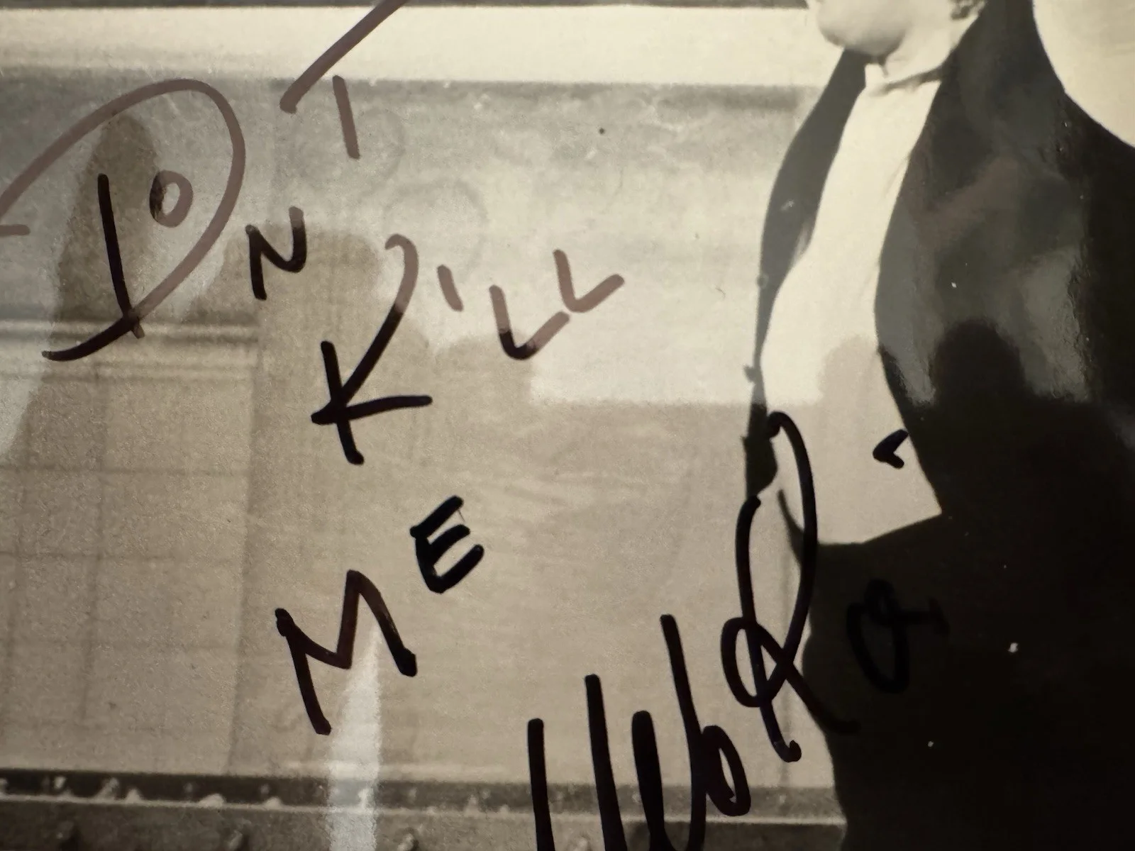 Udo Kier And Joe Dallesandro Duel Autograph 8x10 “Andy Warhol’s Blood Dracula”, image 2