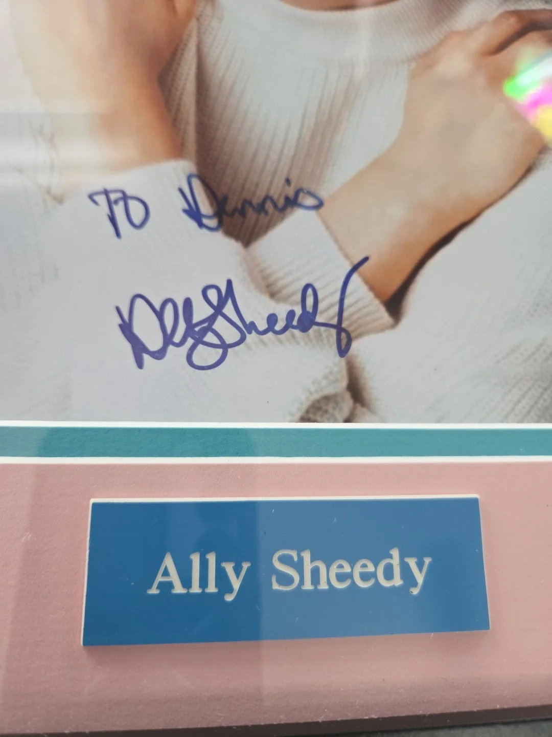 Ally Sheedy — Ally Sheedy Autographed 8x10 Photo. Breakfast Club. BAS COA. Framed And Matted, изображение 3