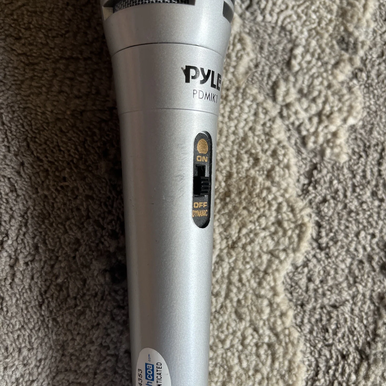 Tommy Vext Signed Autograph MICROPHONE Bad Wolves Band Zombie Singer ACOA COA, image 4