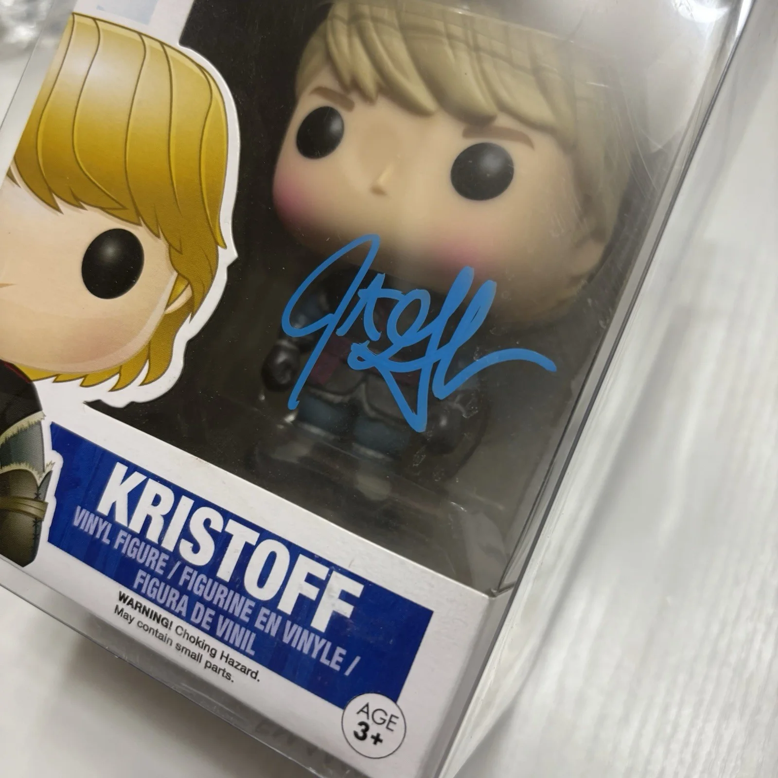 Jonathan Groff — Jonathan Groff SIGNED Kristoff Frozen Disney Movie Funko Pop Figure 83 OPX, изображение 2