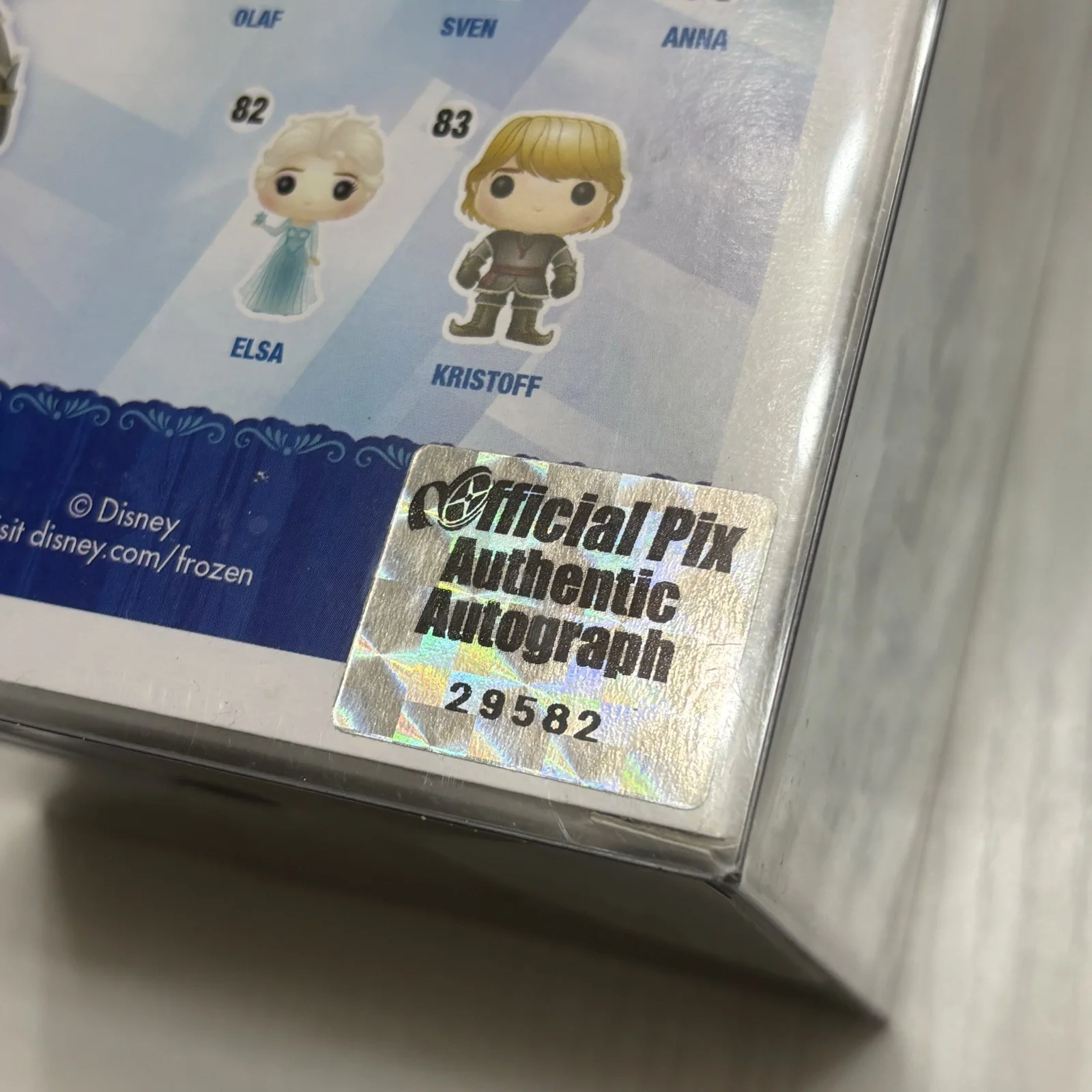 Jonathan Groff — Jonathan Groff SIGNED Kristoff Frozen Disney Movie Funko Pop Figure 83 OPX, изображение 4