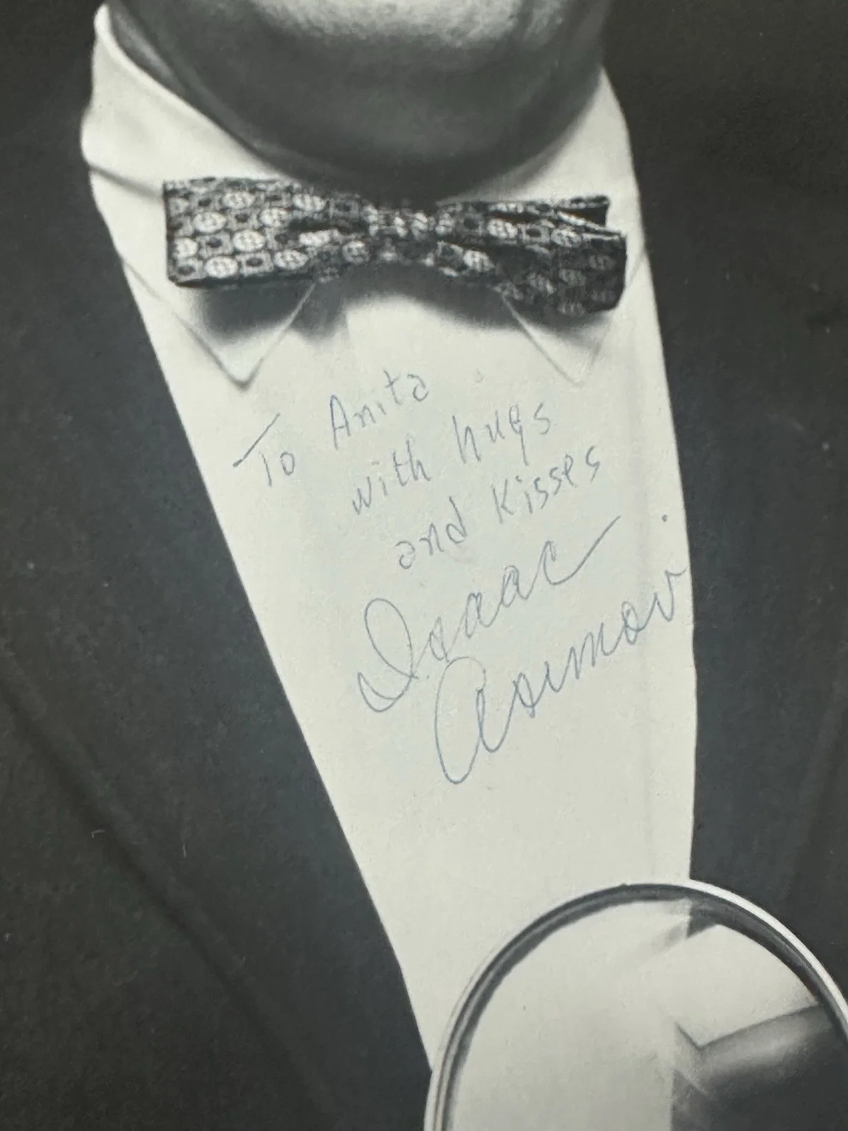 Isaac Asimov Signed Type 1 Photo Autographed Cut Rare GTP All Only 1 On Ebay, image 2