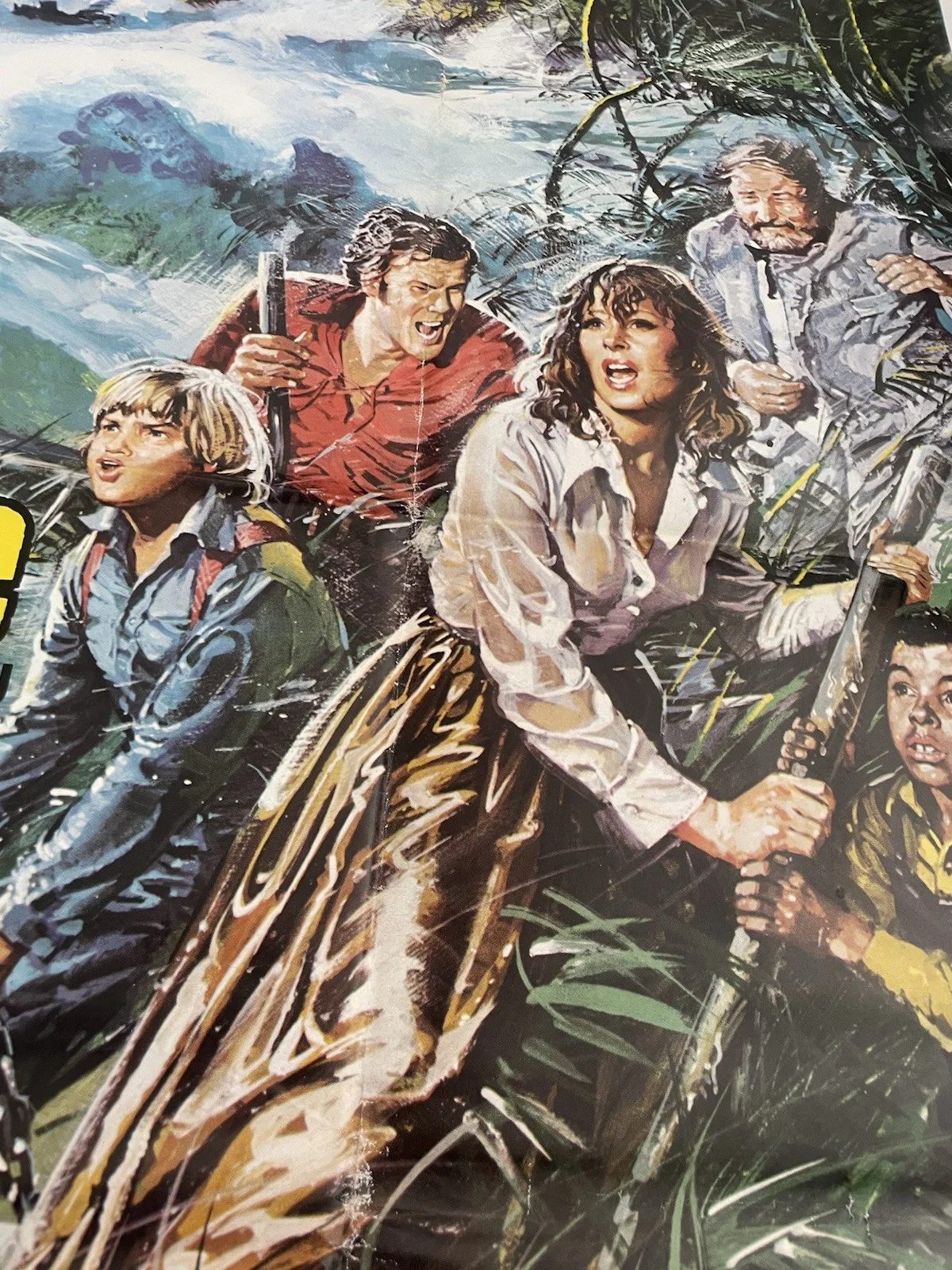 Walt Disney Treasure of Matecumbe Original 1976 Quad Poster Robert Foxworth, изображение 4