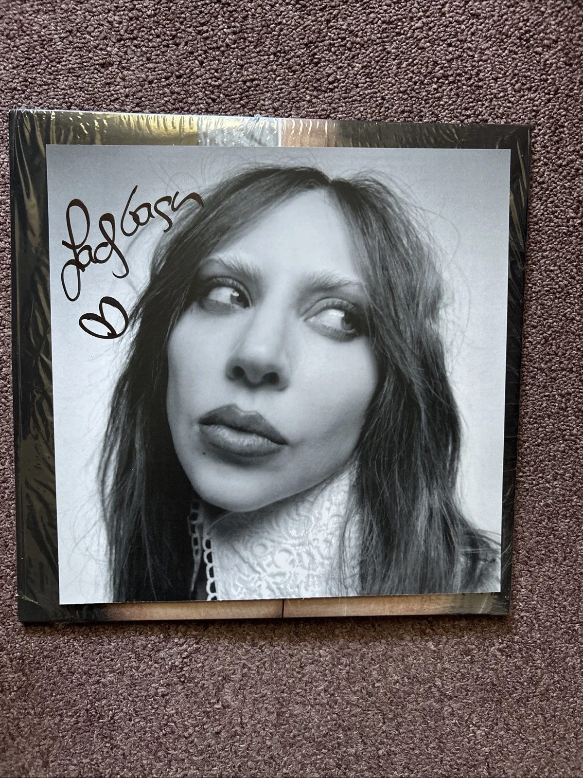 Lady Gaga — Lady Gaga Mayhem Vinyl LP Alternate Signed Art Card, image 3