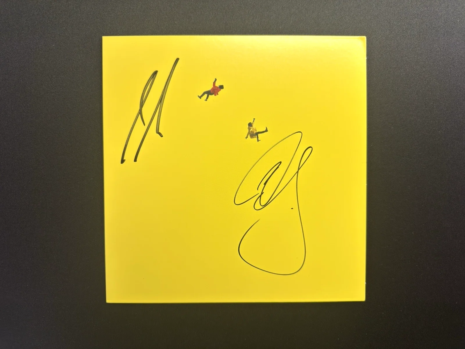DAN + SHAY Signed Autograph "I Should Probably go to Bed" 7" Vinyl Record Cover, image 2