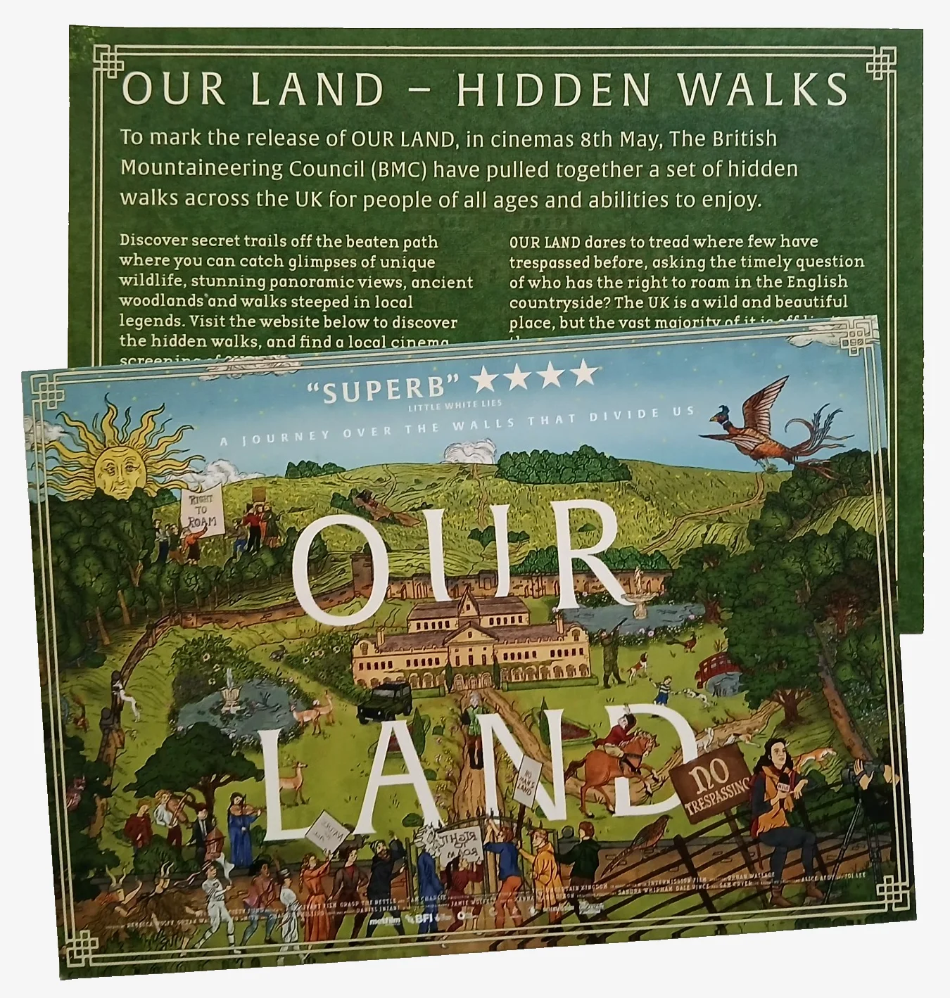 Our Land Movie Film Postcards x 2 - Right to Roam, изображение 5
